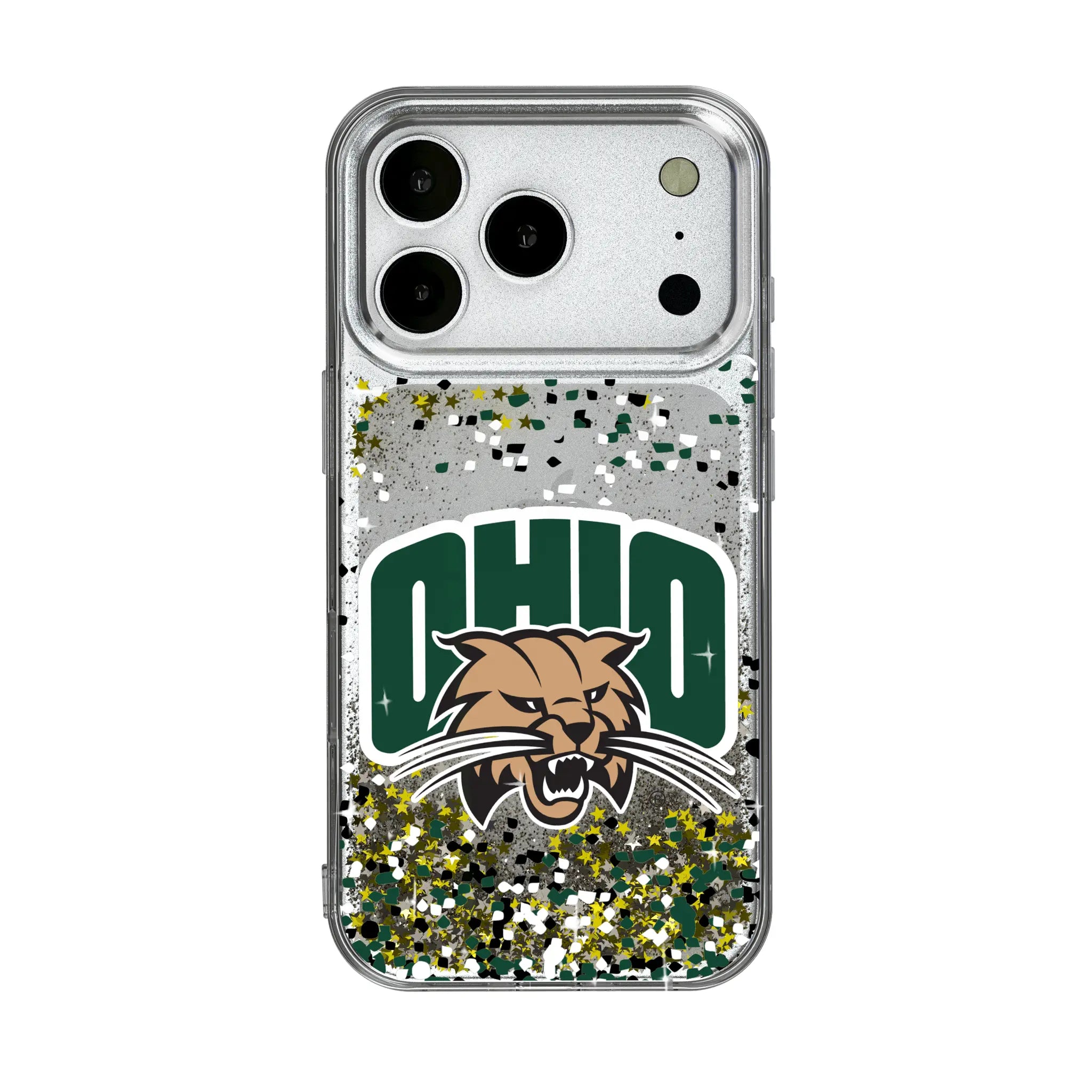 Ohio University Bobcats Confetti Glitter Phone Case