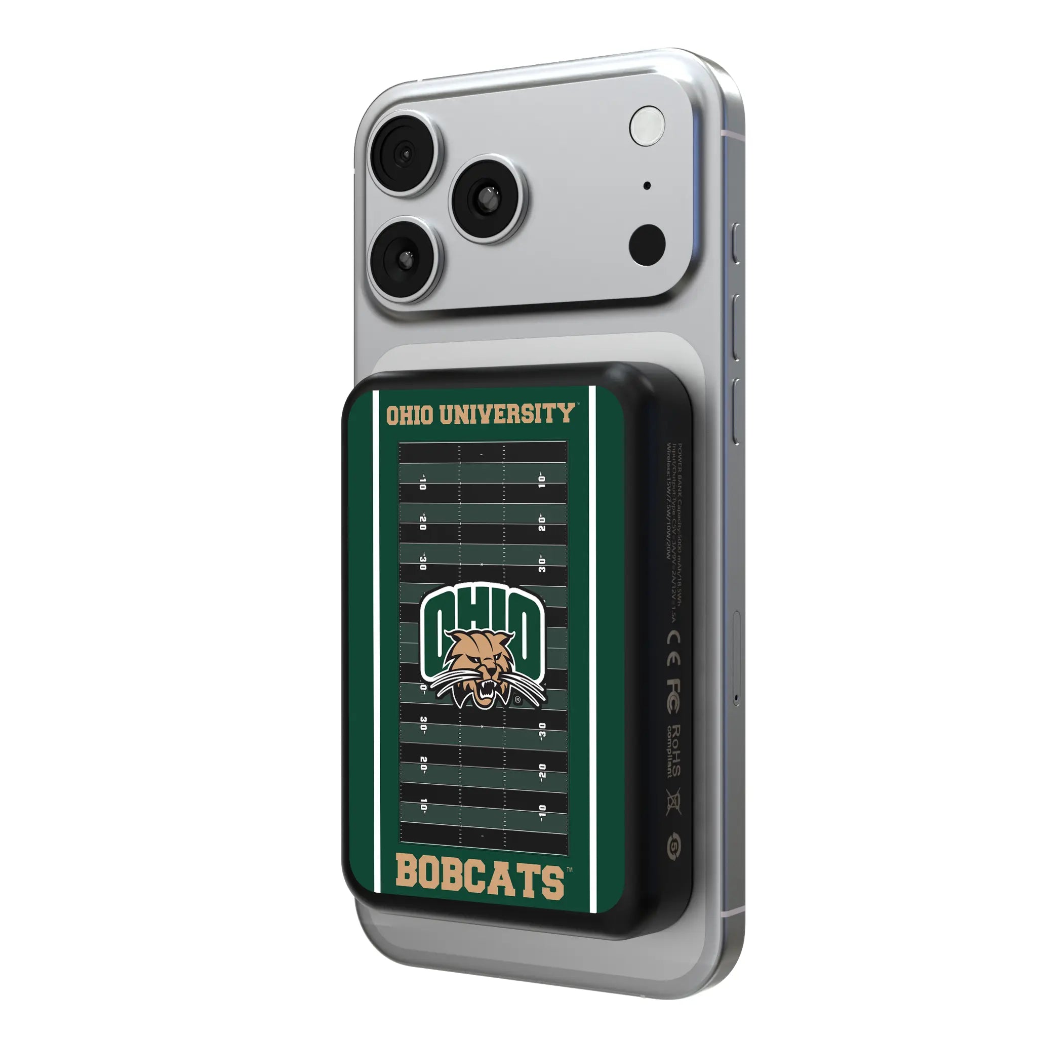 Ohio University Bobcats Field Wireless Mag Power Bank