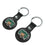 Ohio University Bobcats Insignia Black Airtag Holder 2-Pack