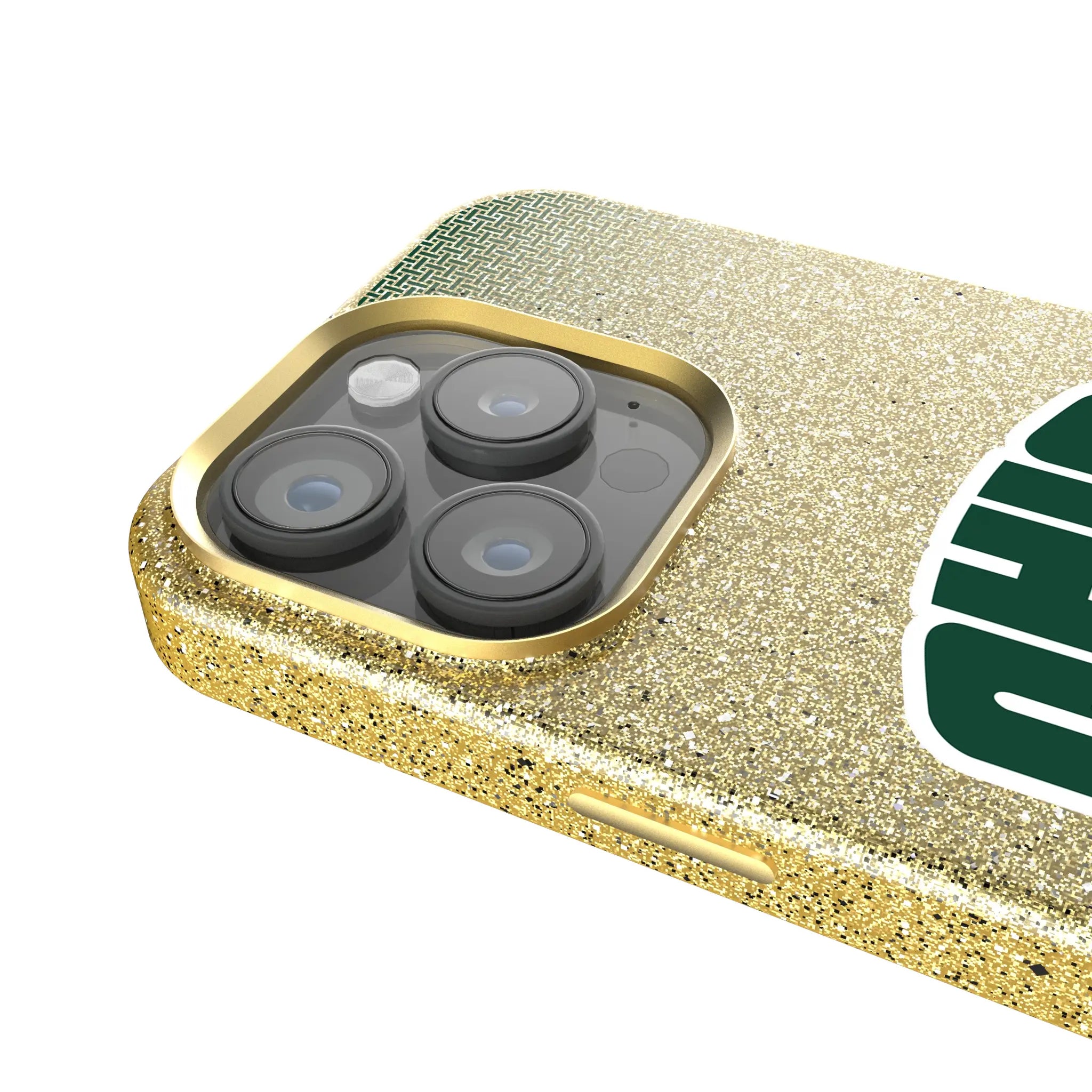 Ohio University Bobcats Linen Bling Phone Case for Apple iPhone