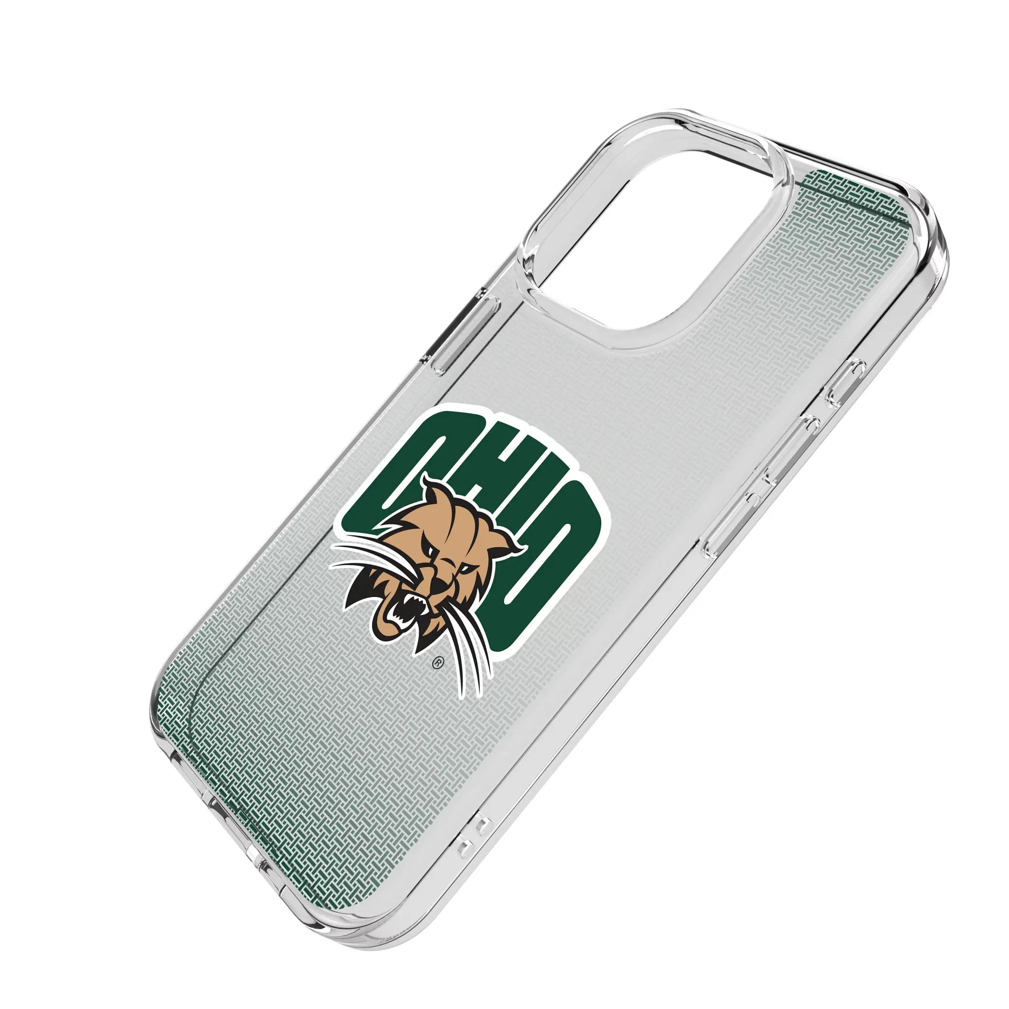 Ohio University Bobcats Linen Clear Phone Case for Apple iPhone