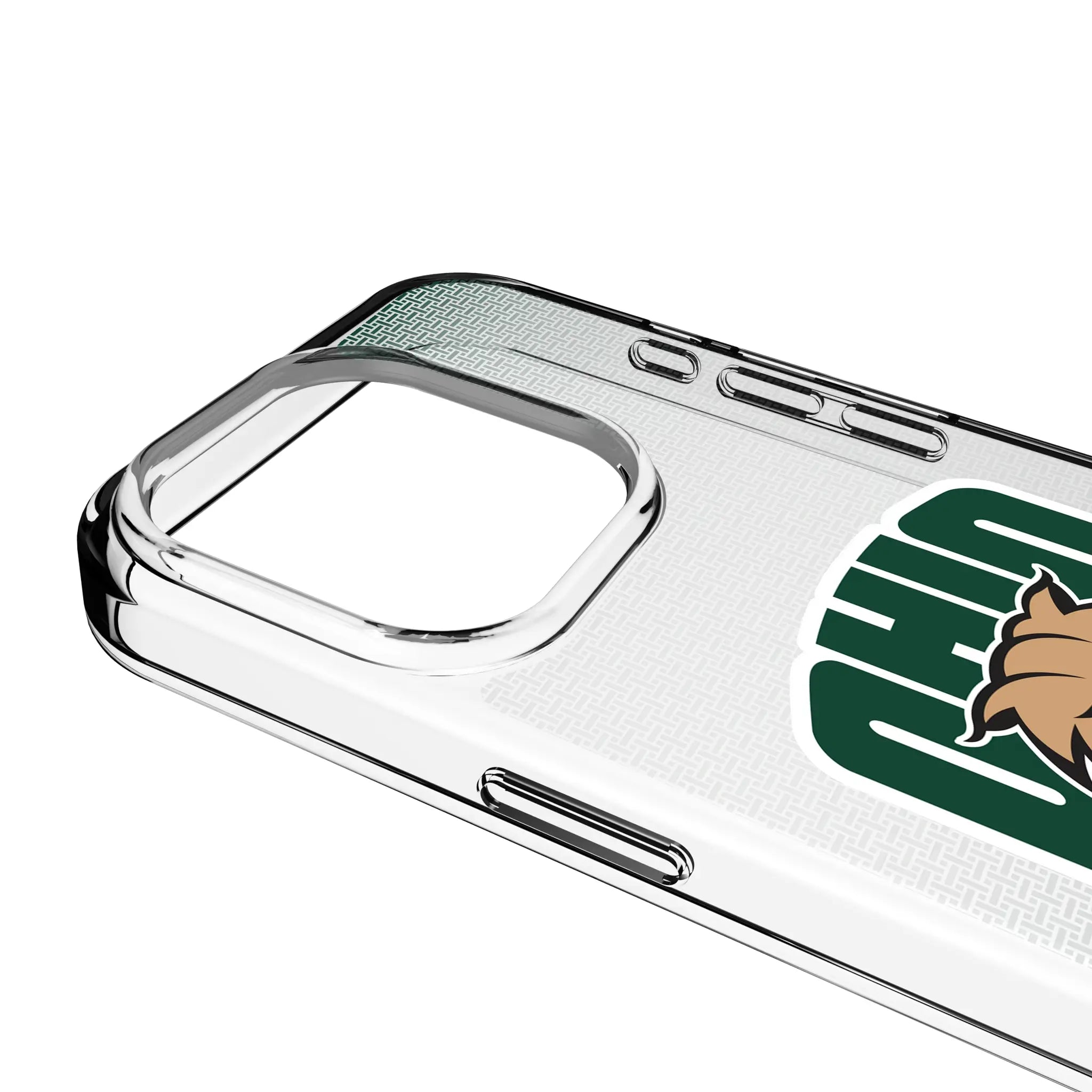 Ohio University Bobcats Linen Clear Phone Case for Apple iPhone
