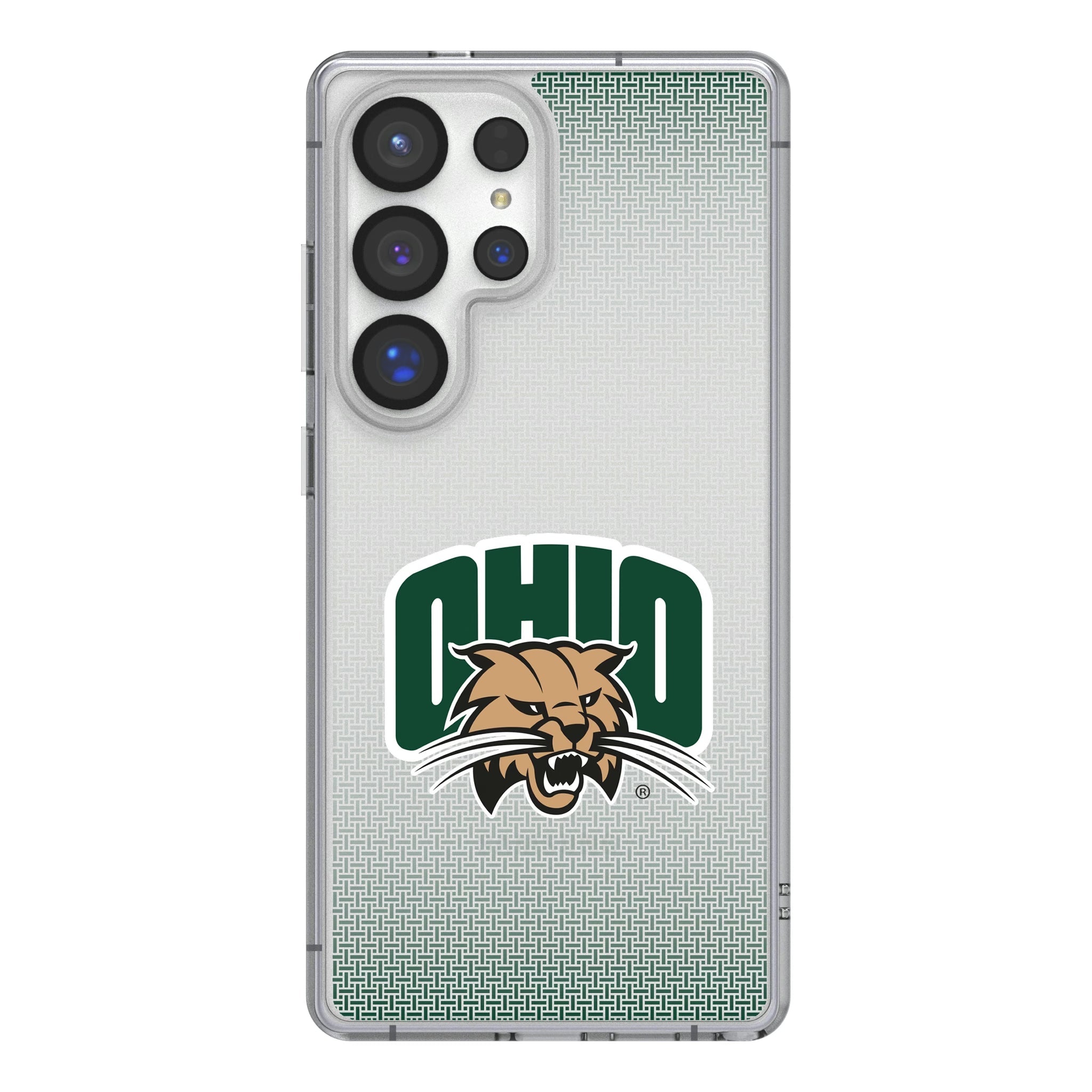 Ohio University Bobcats Linen Clear Phone Case for Samsung Galaxy