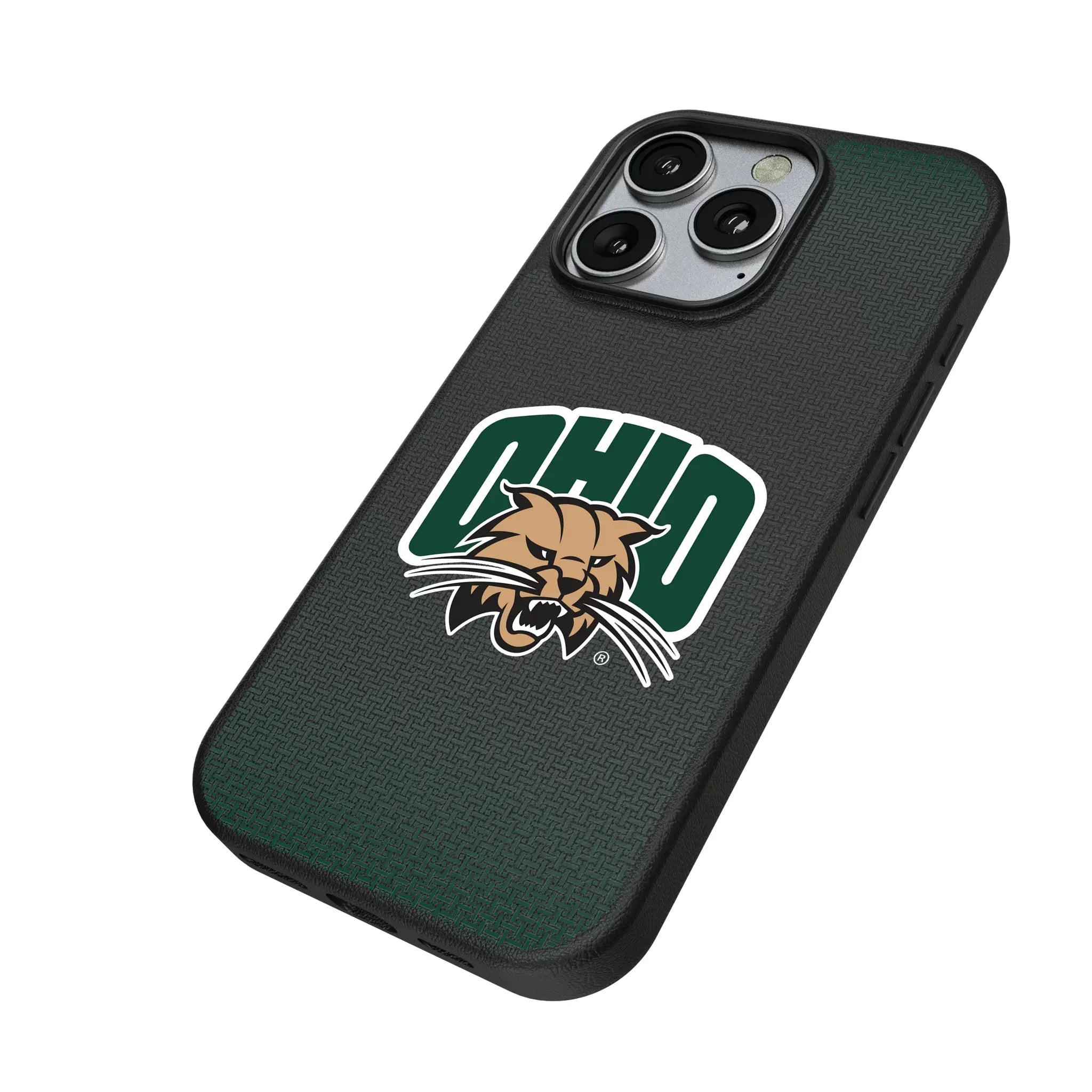 Ohio University Bobcats Linen MagSafe Compatible Phone Case for Apple iPhone