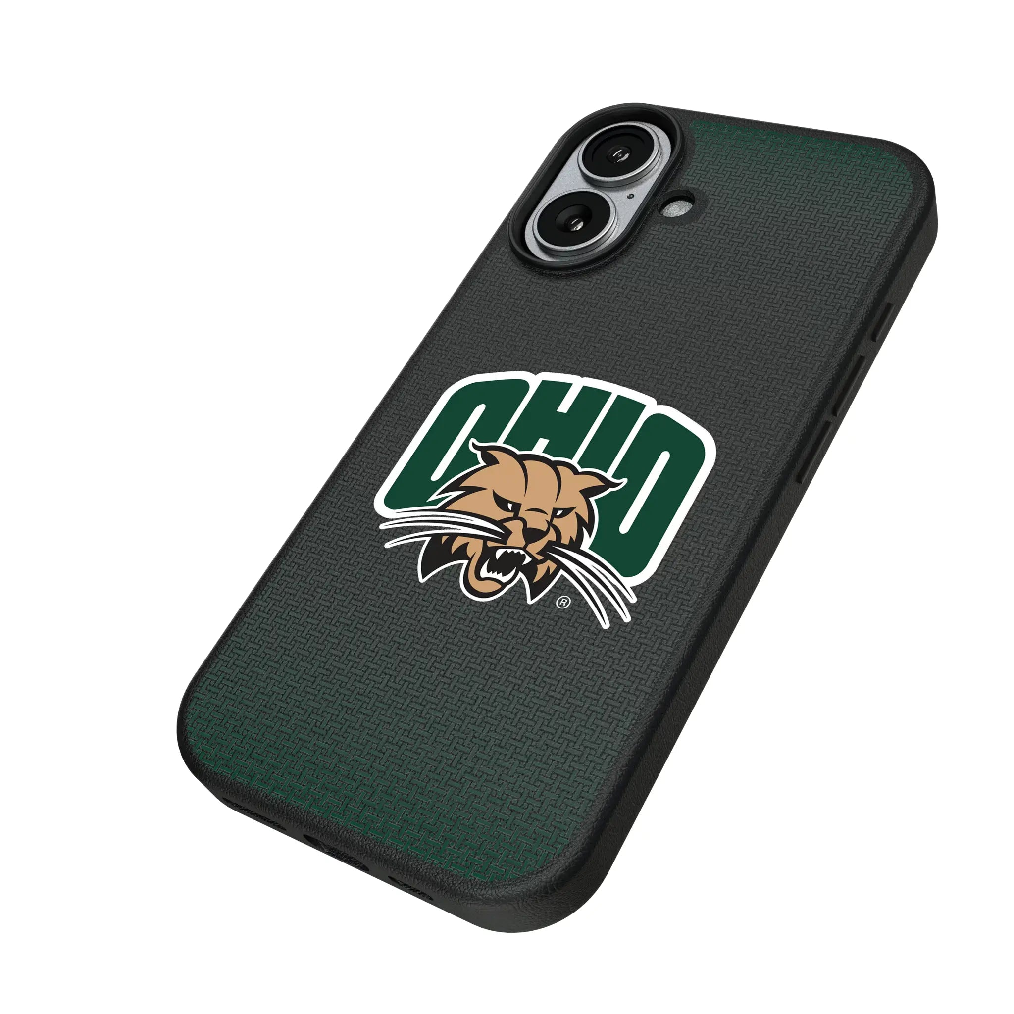 Ohio University Bobcats Linen MagSafe Compatible Phone Case for Apple iPhone