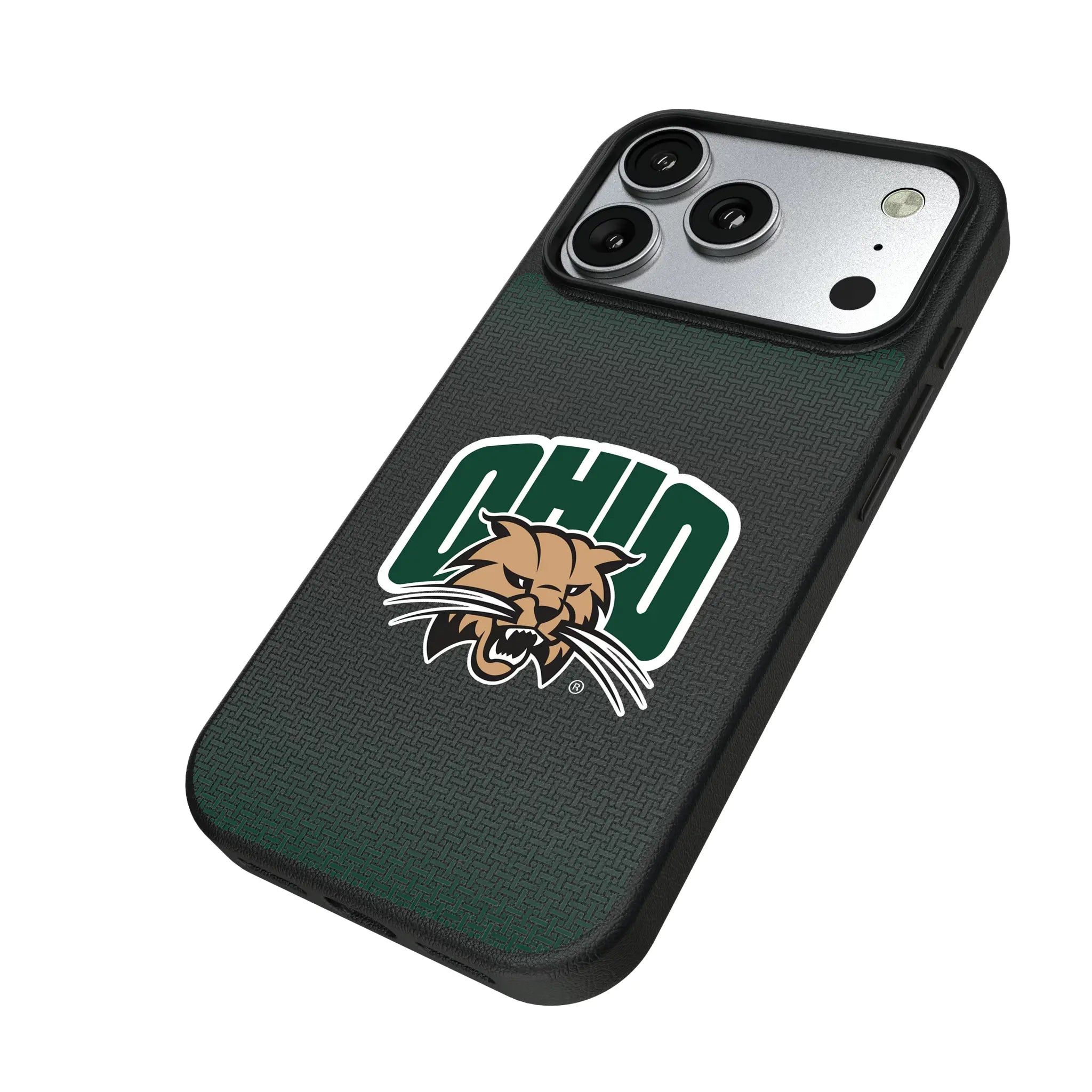 Ohio University Bobcats Linen MagSafe Compatible Phone Case for Apple iPhone