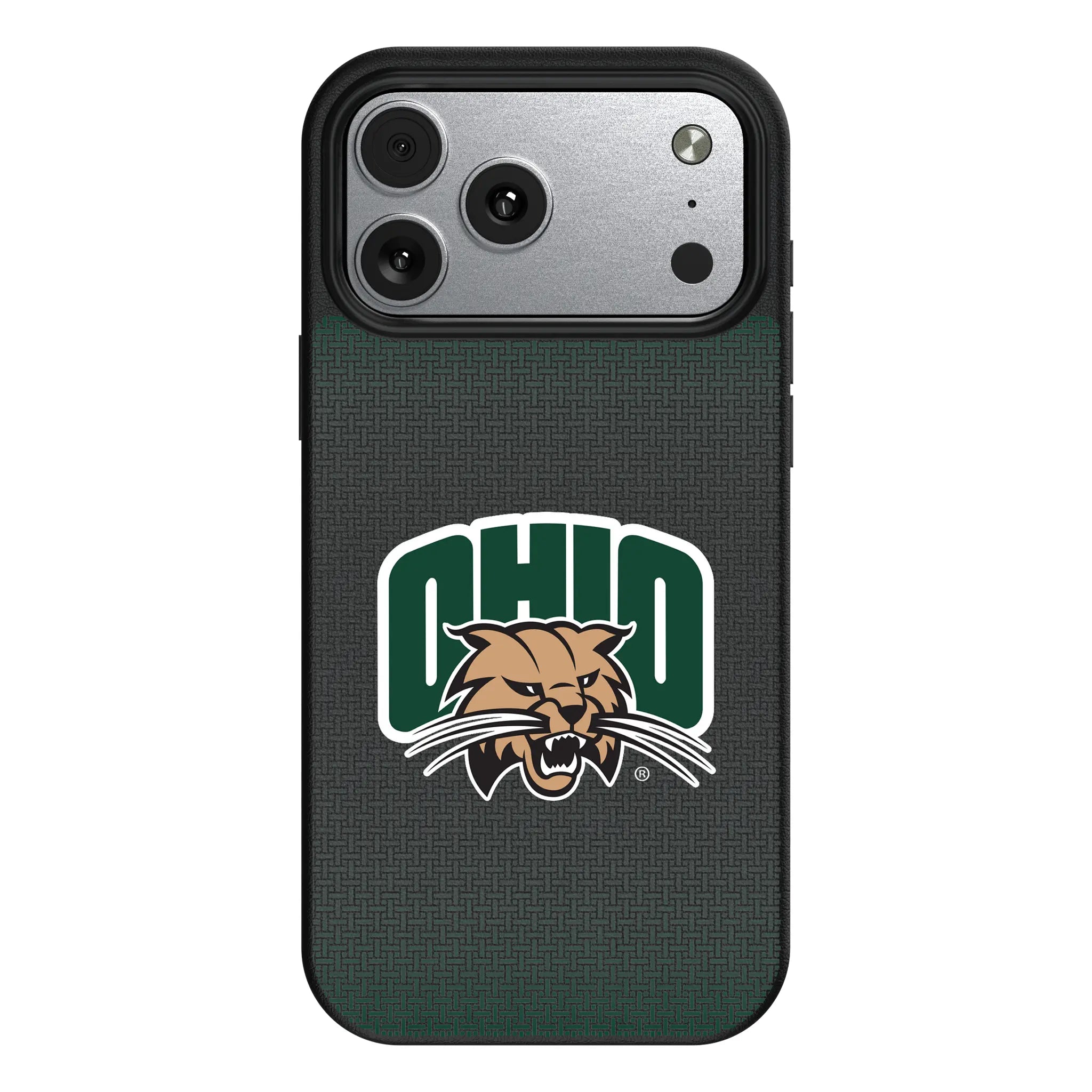 Ohio University Bobcats Linen MagSafe Compatible Phone Case for Apple iPhone