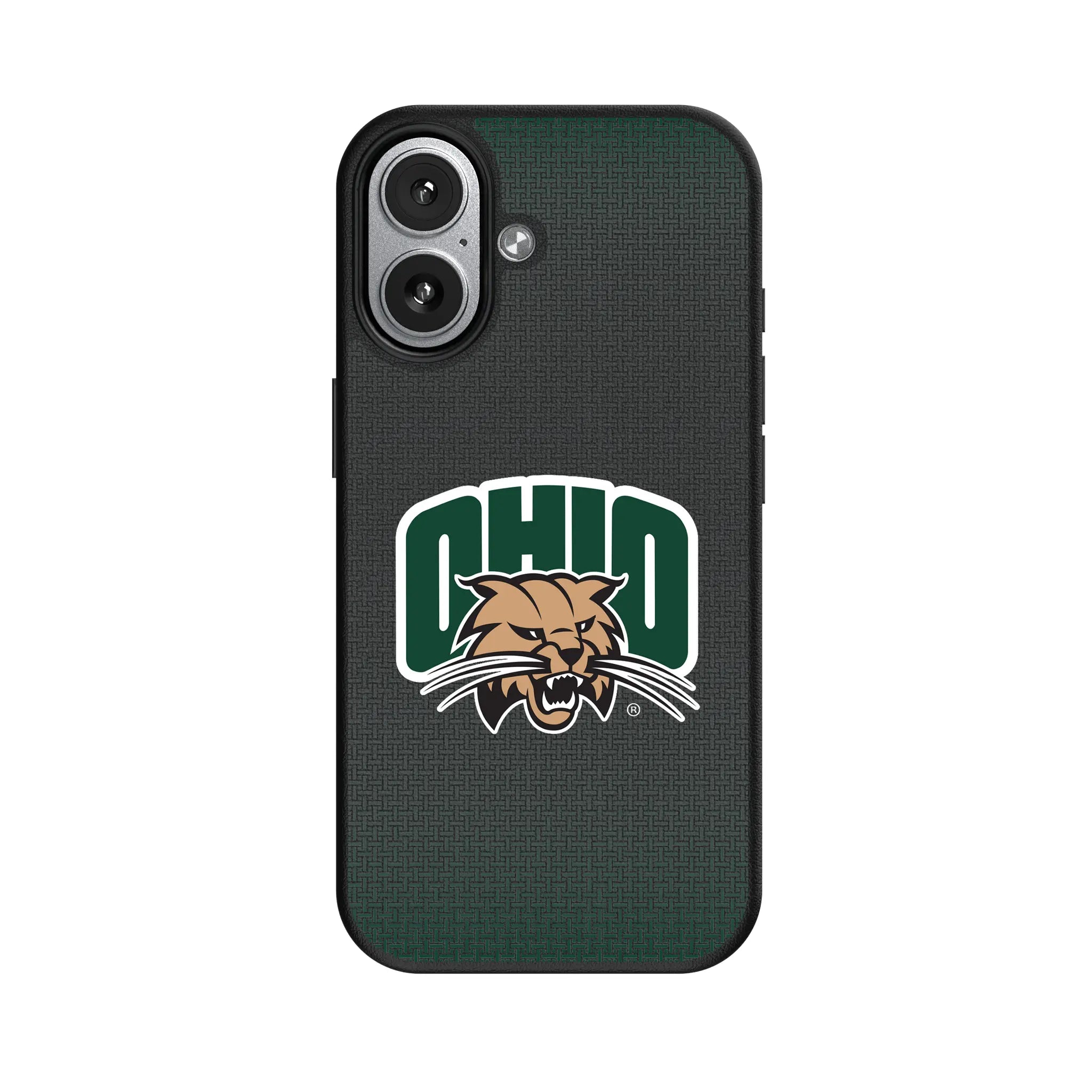 Ohio University Bobcats Linen MagSafe Compatible Phone Case for Apple iPhone