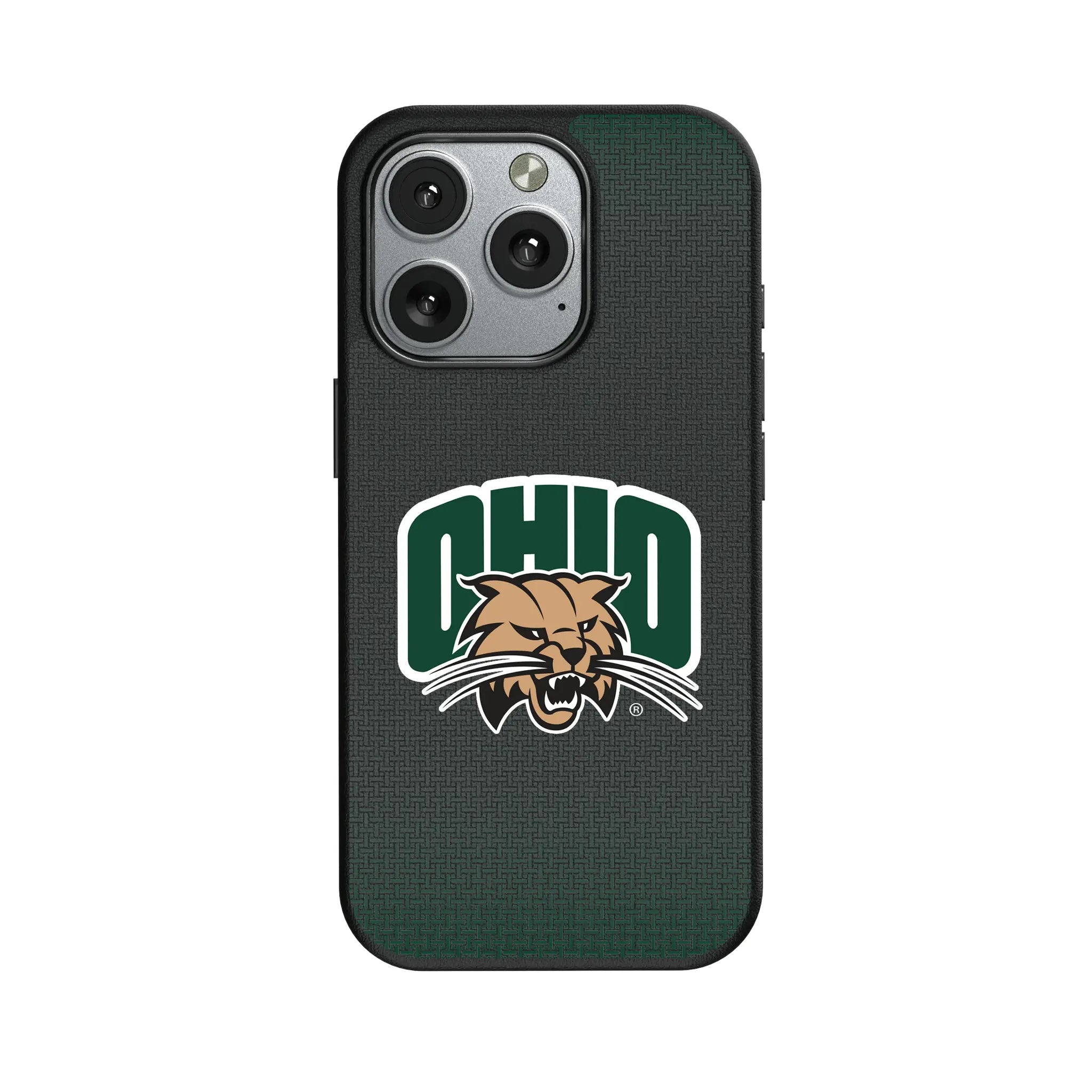 Ohio University Bobcats Linen MagSafe Compatible Phone Case for Apple iPhone
