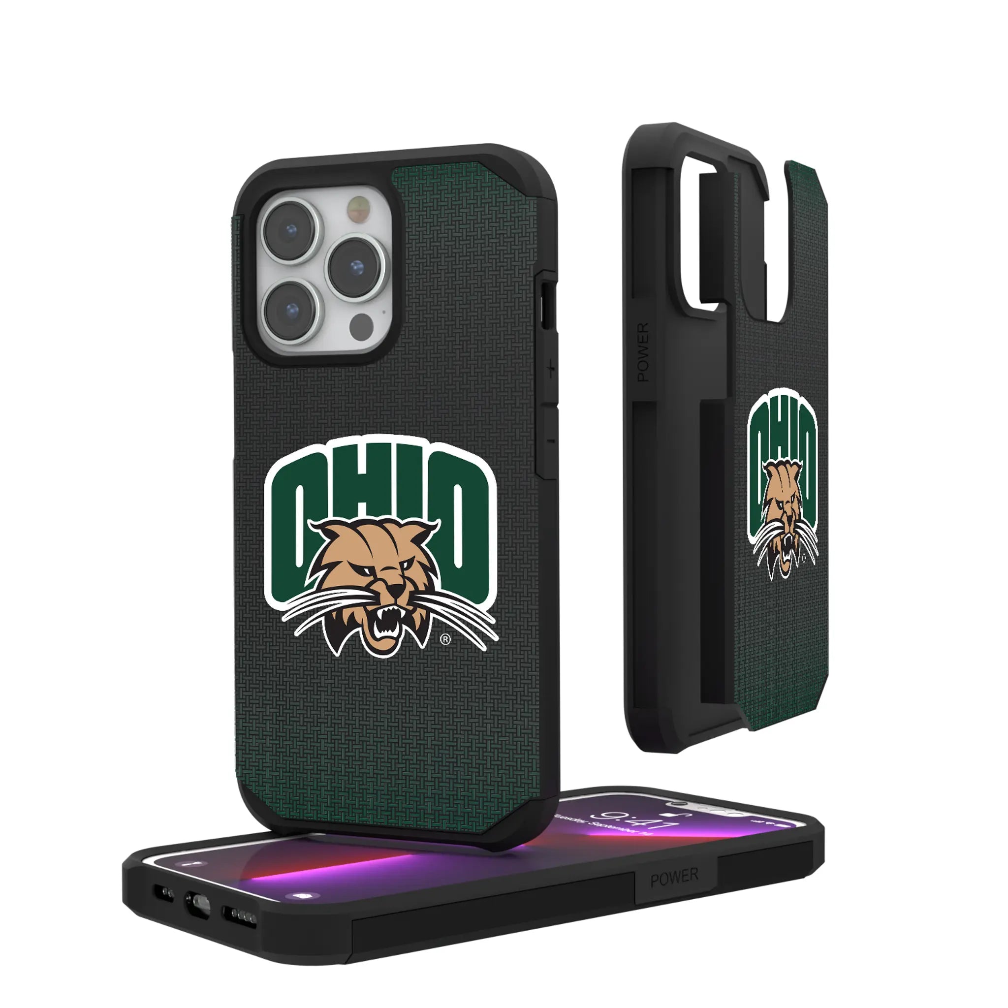Ohio University Bobcats Linen Rugged Phone Case
