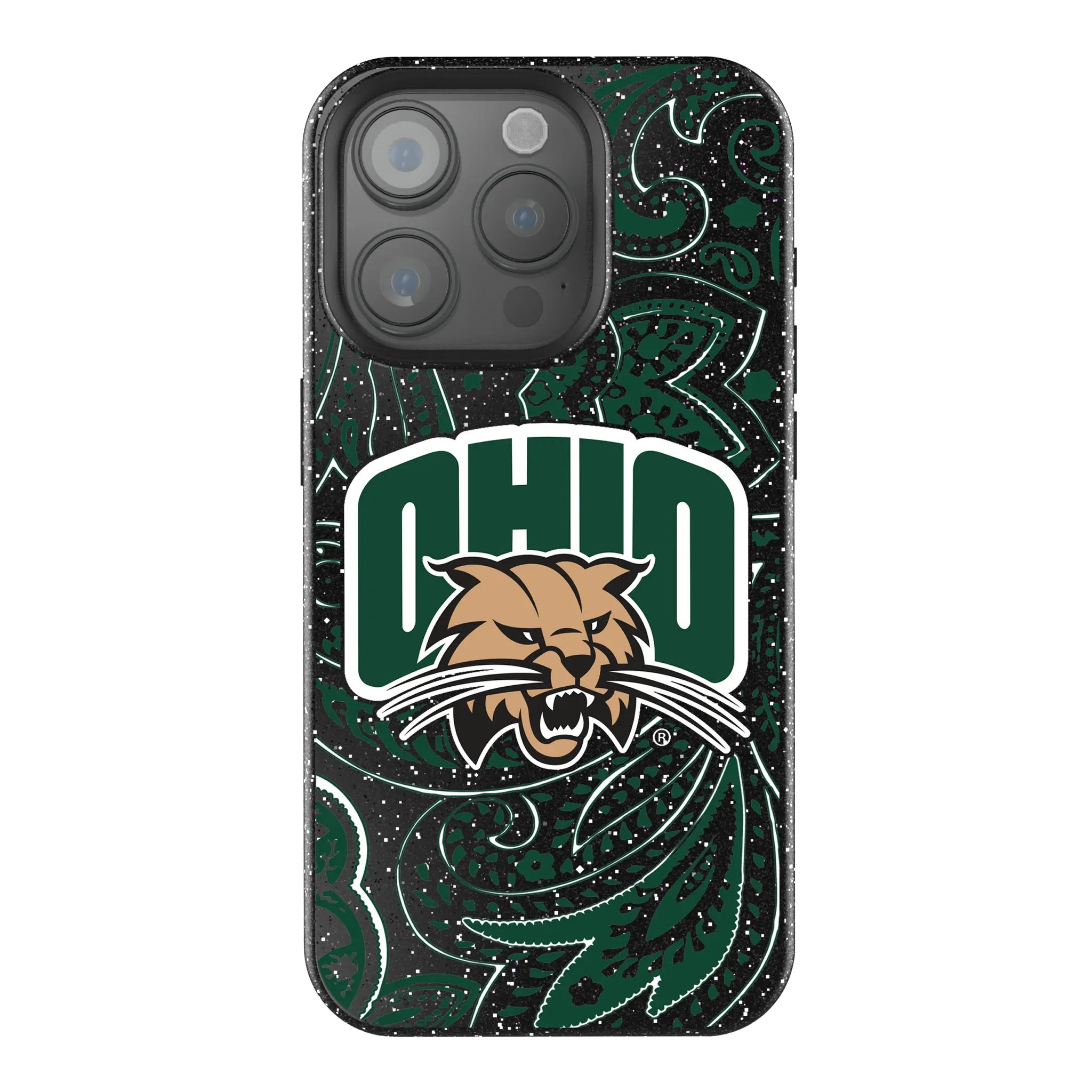 Ohio University Bobcats Paisley Bling Phone Case
