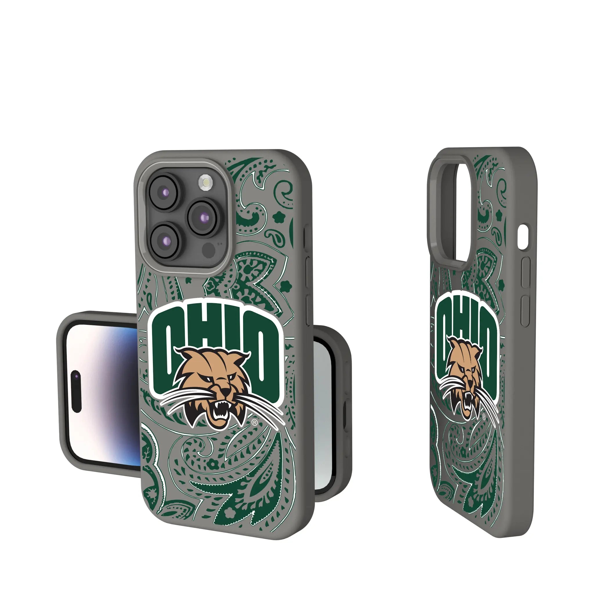 Ohio University Bobcats Paisley Soft Touch Phone Case