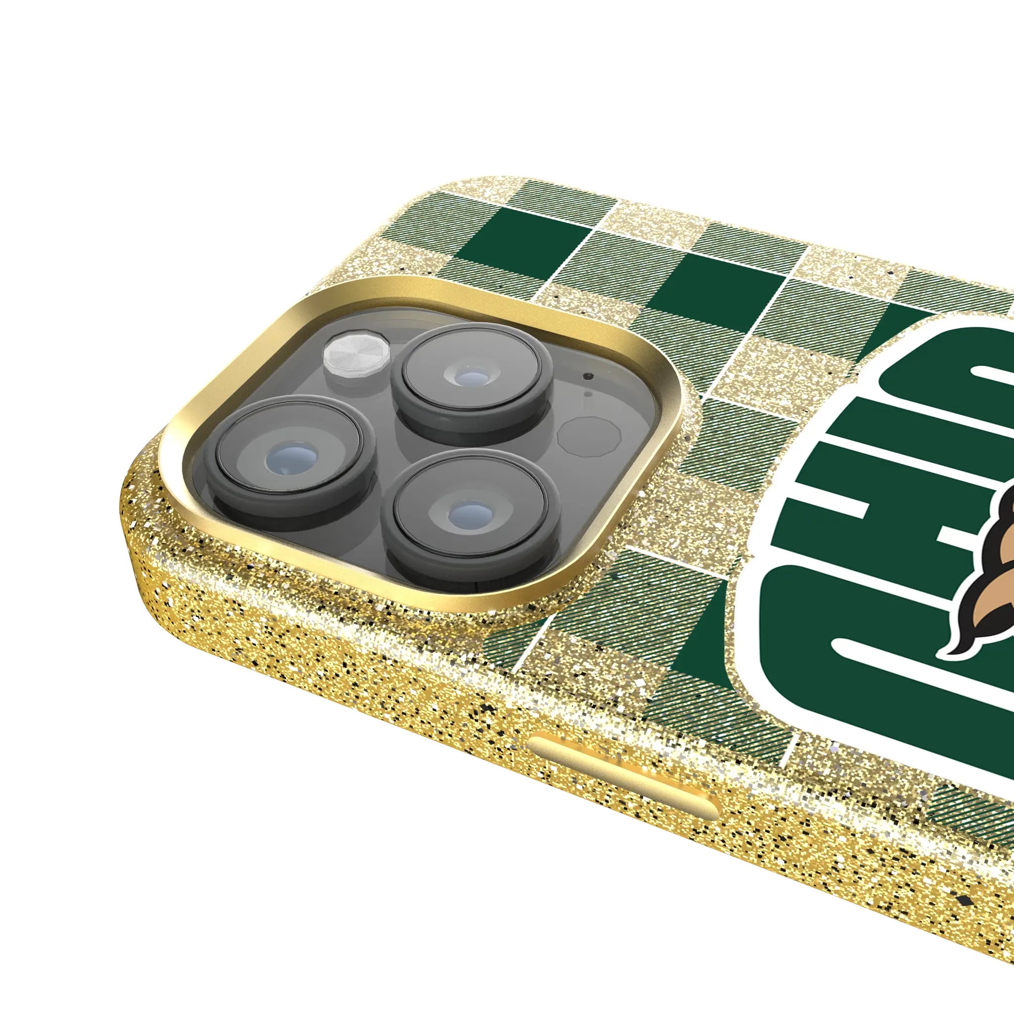 Ohio University Bobcats Plaid Bling Phone Case