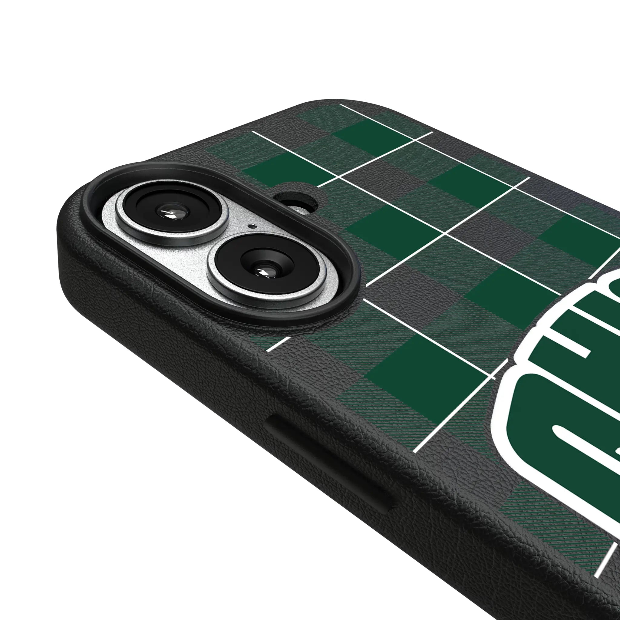 Ohio University Bobcats Plaid MagSafe Compatible Phone Case for Apple iPhone