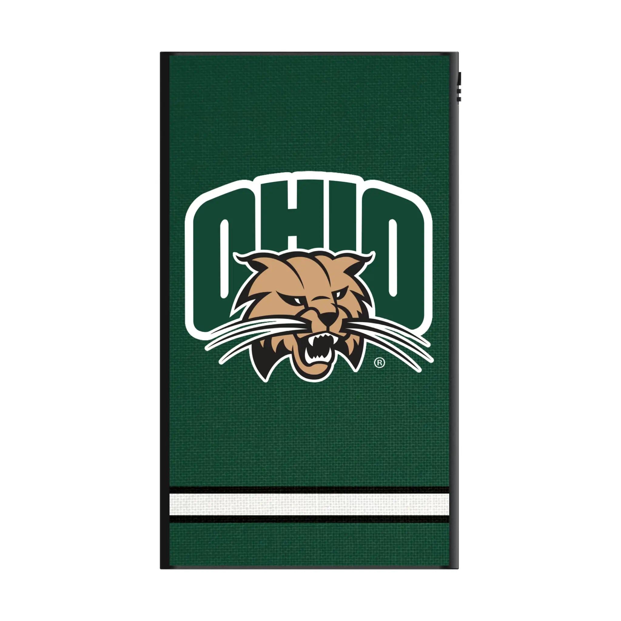 Ohio University Bobcats Stripe 5000mAh Flat Powerbank