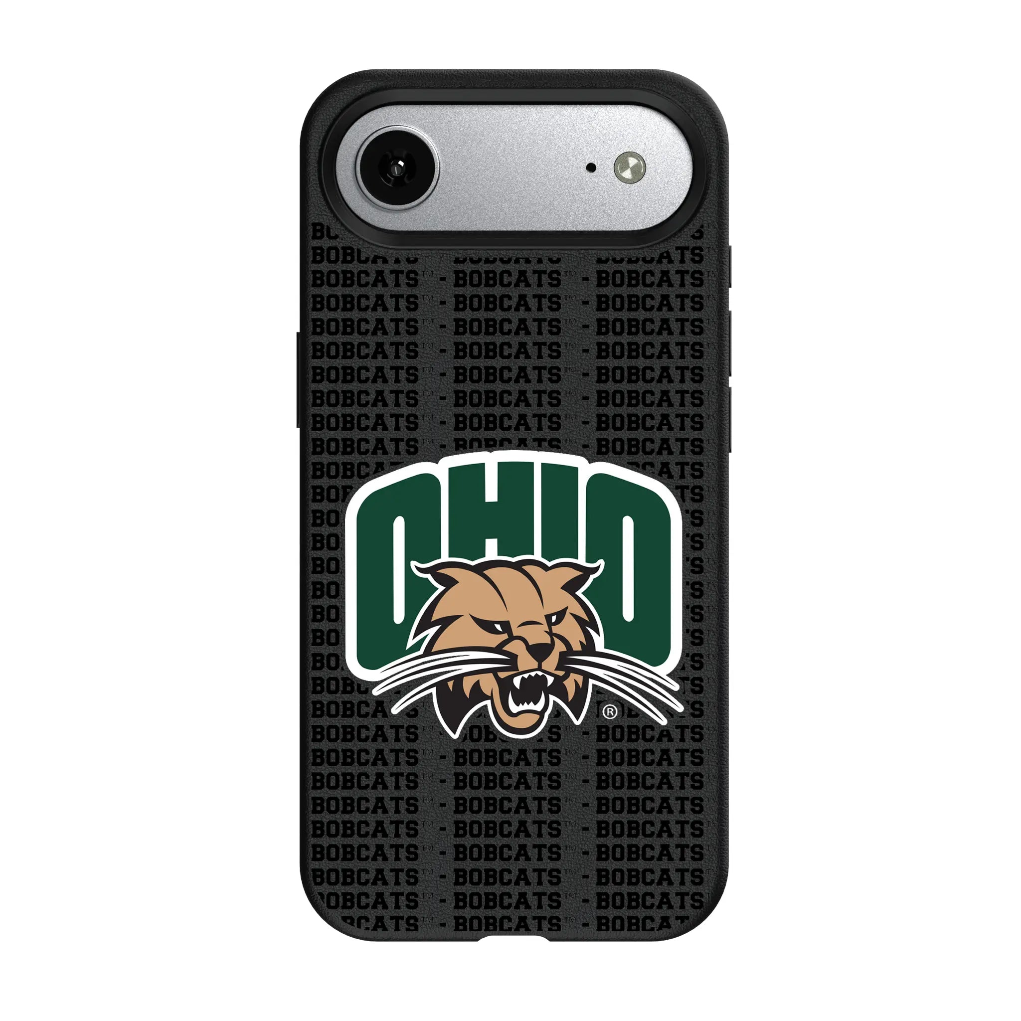 Ohio University Bobcats Text Backdrop MagSafe Compatible Phone Case for Apple iPhone