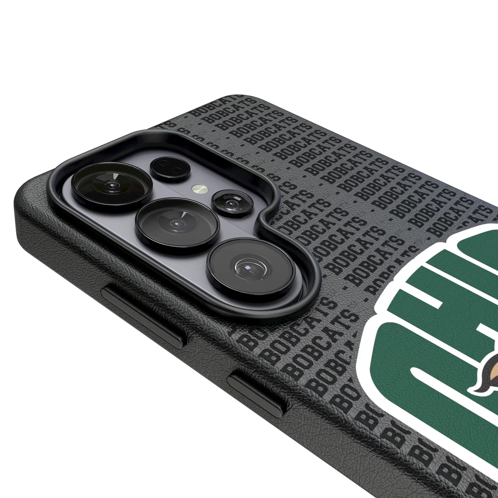 Ohio University Bobcats Text Backdrop MagSafe Compatible Phone Case for Samsung Galaxy