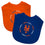 New York Mets - Baby Bibs 2-Pack - Blue & Orange - 757 Sports Collectibles