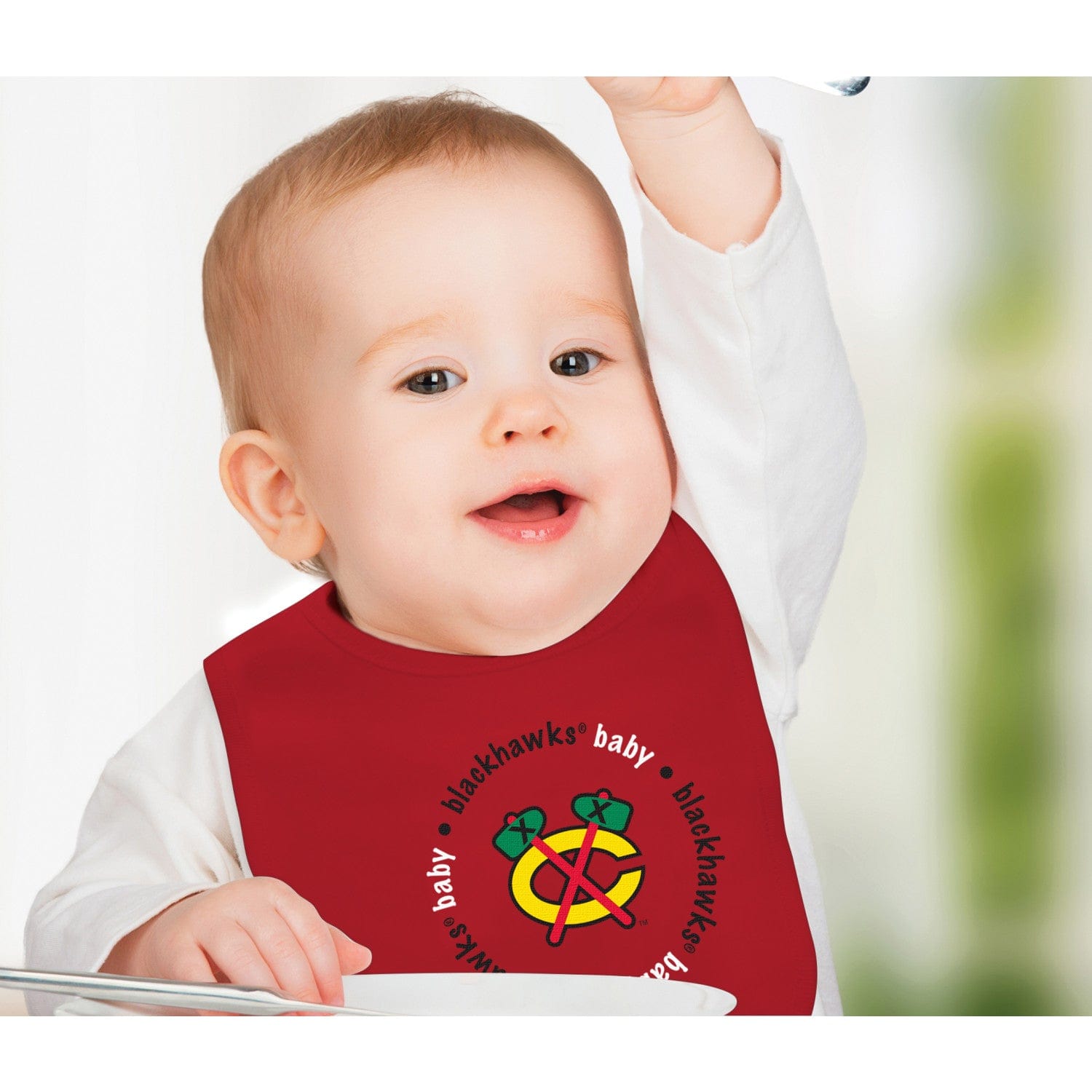 Chicago Blackhawks Baby Bibs 2-Pack - Red & Black - Sports Gifts, Sports Memorabilia, Sports Collectibles, Fan Shop
