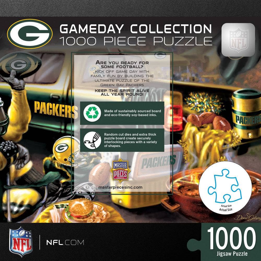 Green Bay Packers Gameday 1000 Piece Jigsaw Puzzle
