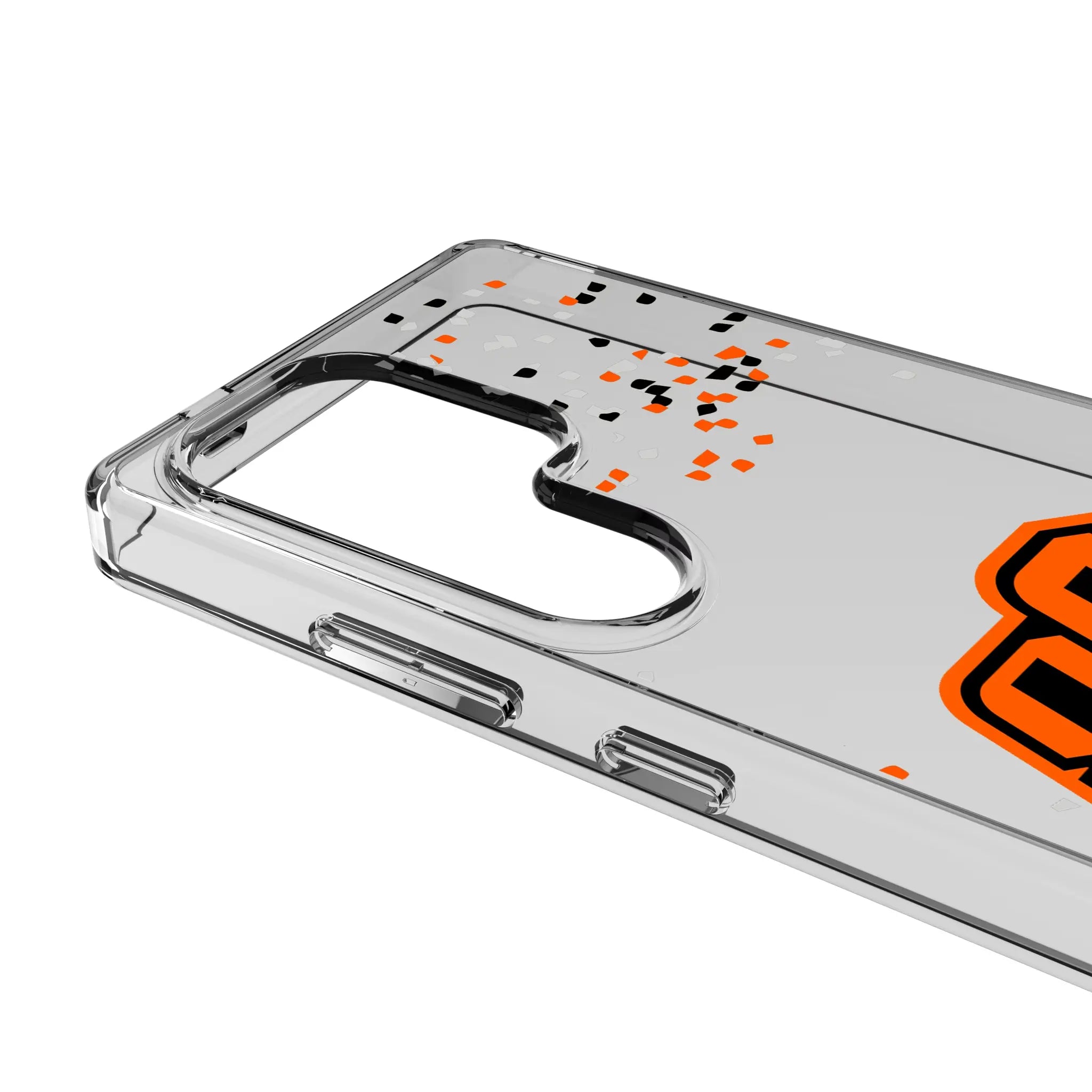 Oklahoma State University Cowboys Confetti Clear Phone Case for Samsung Galaxy