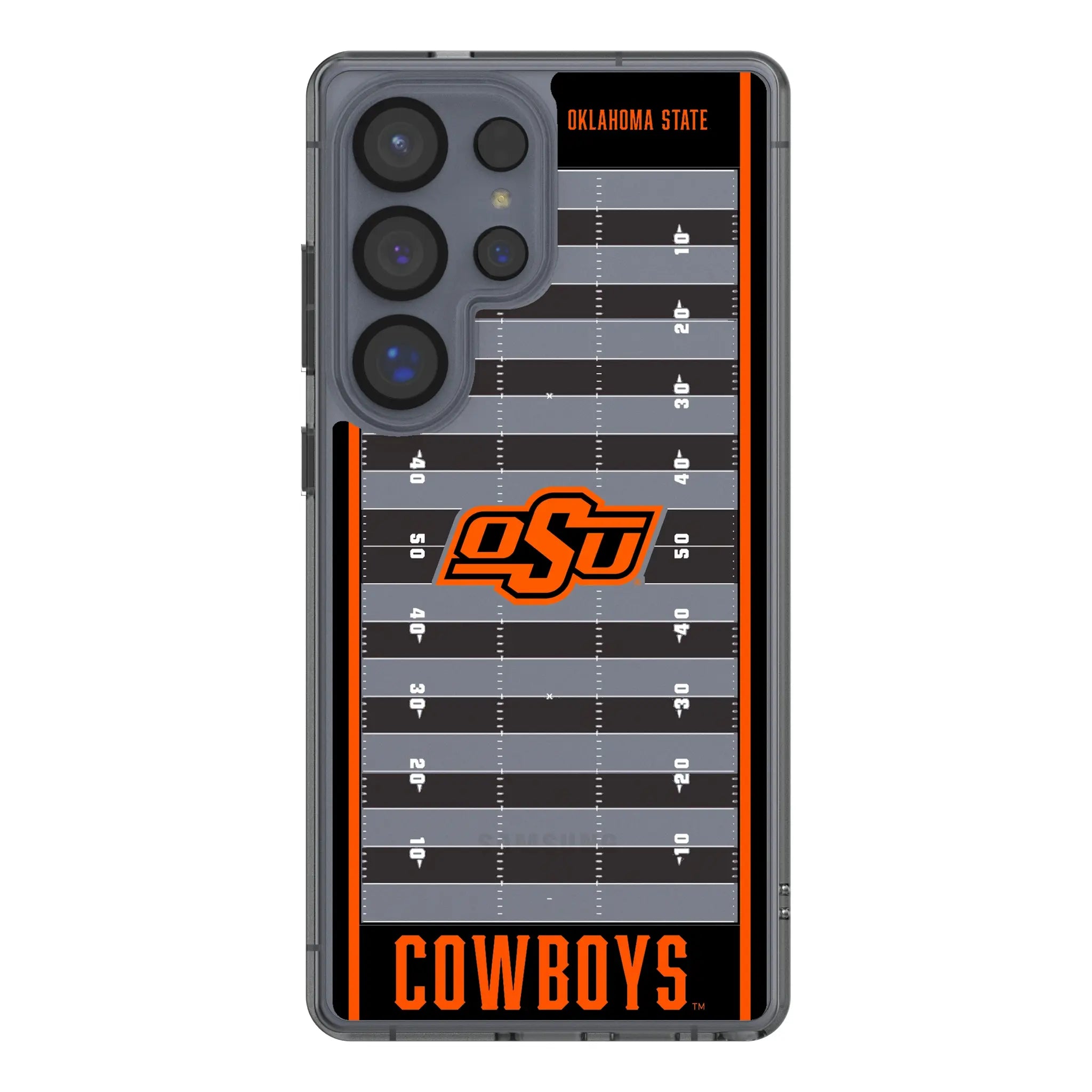 Oklahoma State University Cowboys Field Clear Phone Case for Samsung Galaxy