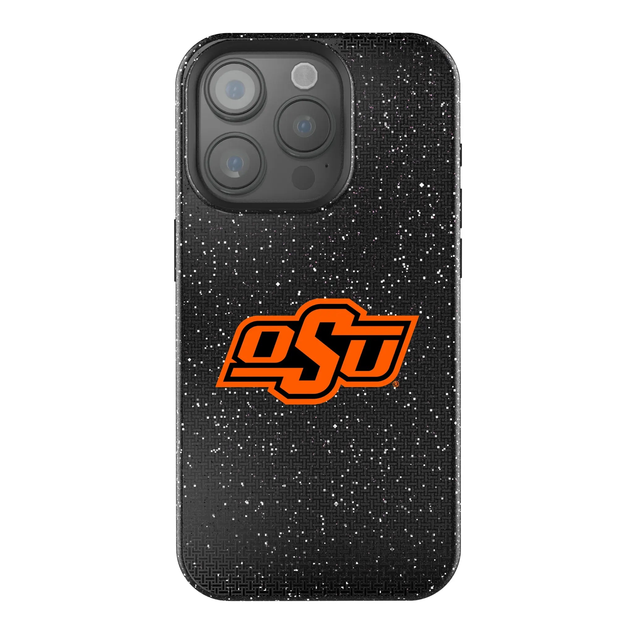 Oklahoma State University Cowboys Linen Bling Phone Case for Apple iPhone
