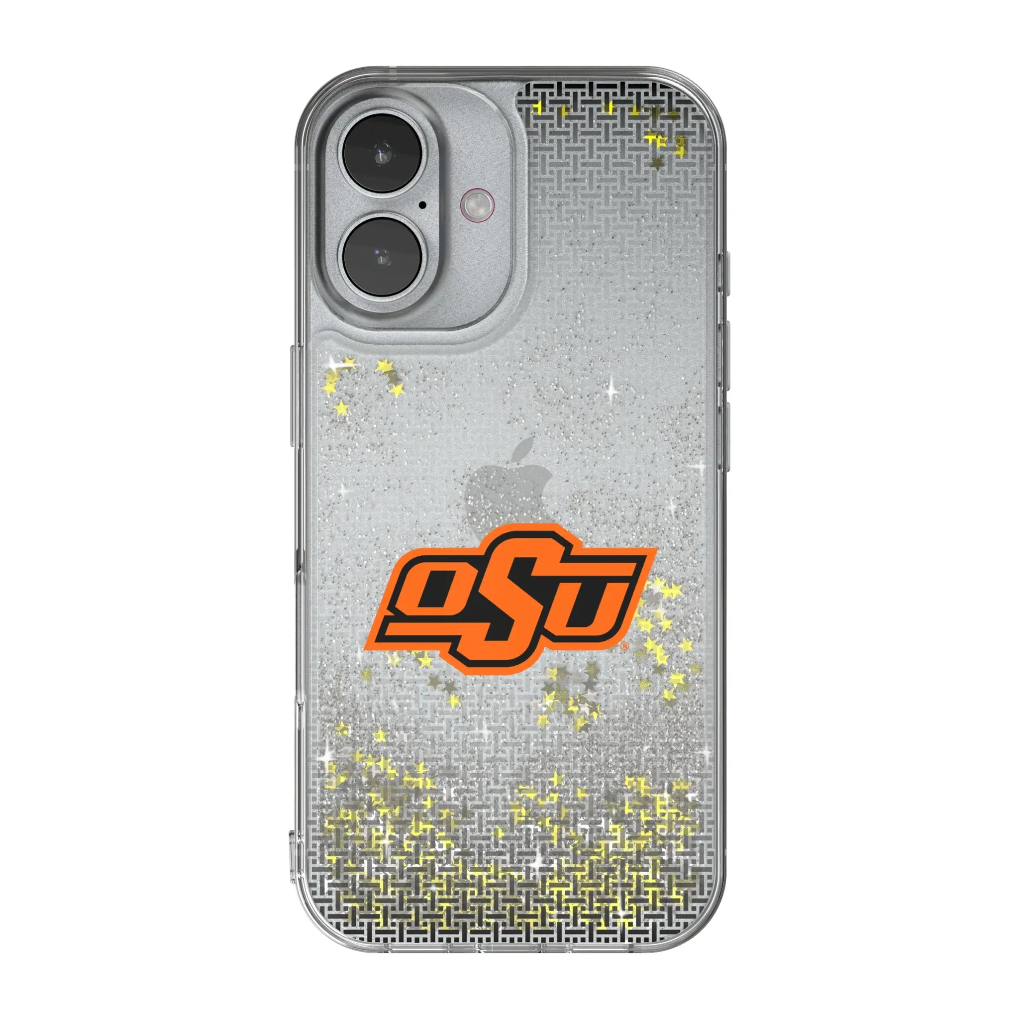 Oklahoma State University Cowboys Linen Glitter Phone Case