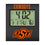 Oklahoma State University Cowboys Linen Wall Clock