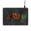 Oklahoma State University Cowboys Monocolor Tilt 15-Watt Wireless Charger and Mouse Pad