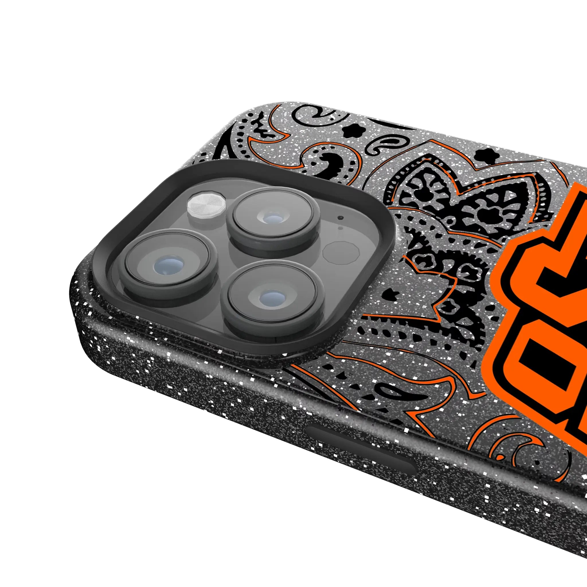 Oklahoma State University Cowboys Paisley Bling Phone Case