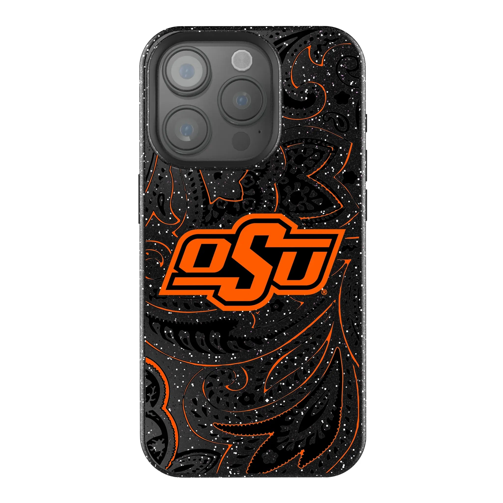 Oklahoma State University Cowboys Paisley Bling Phone Case