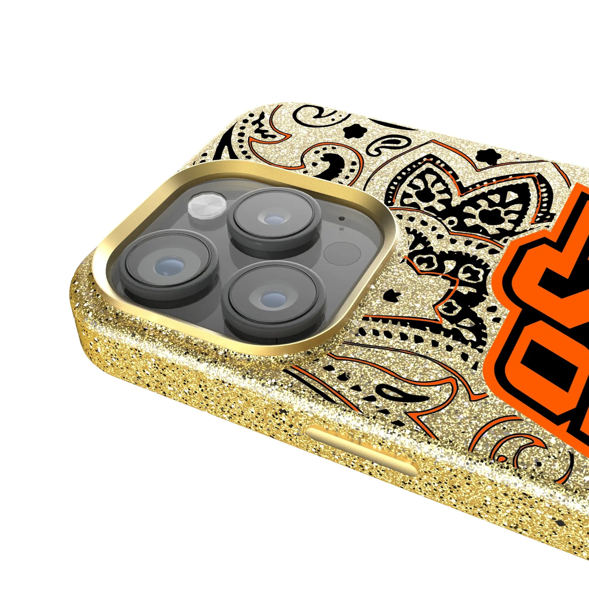 Oklahoma State University Cowboys Paisley Bling Phone Case