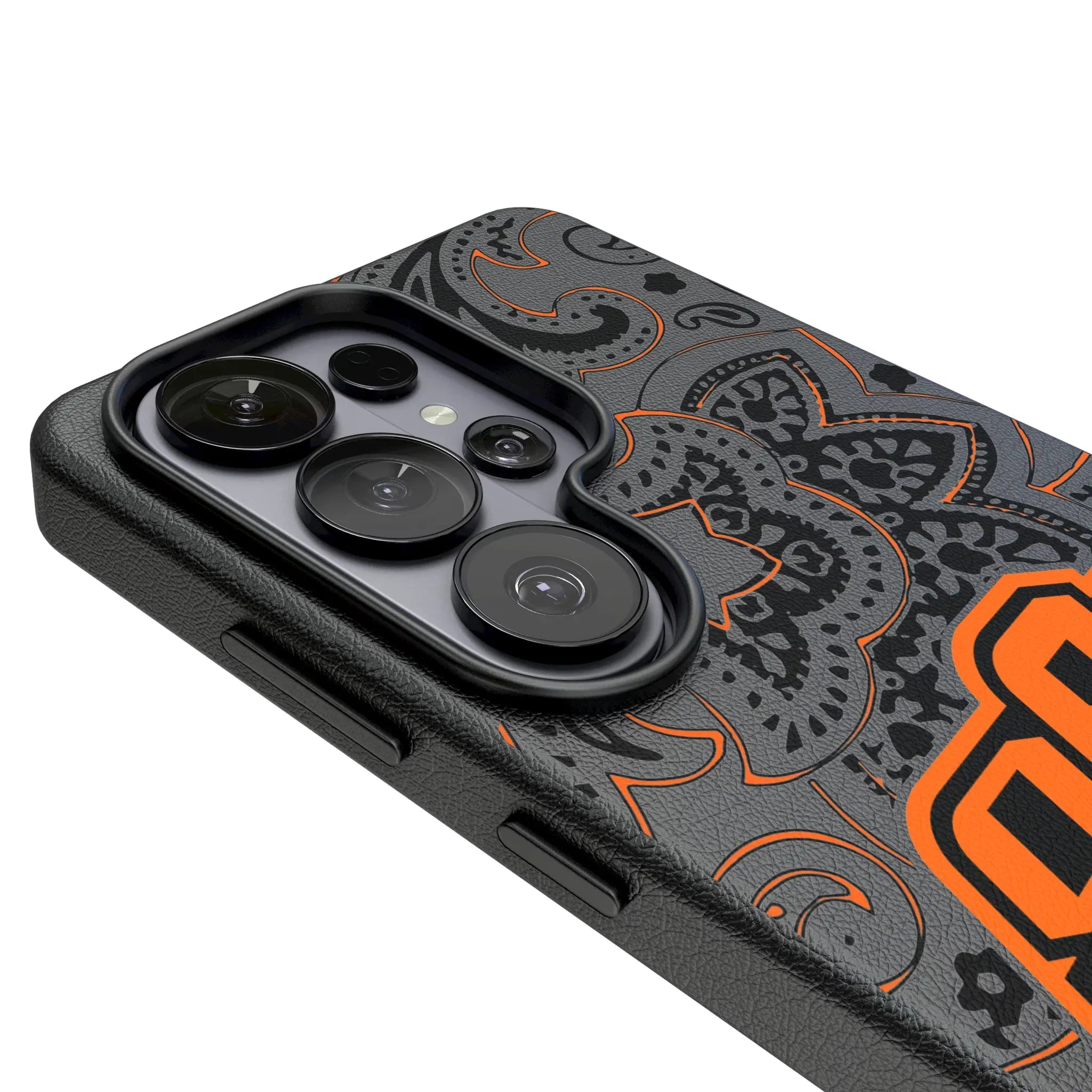 Oklahoma State University Cowboys Paisley MagSafe Compatible Phone Case for Samsung Galaxy