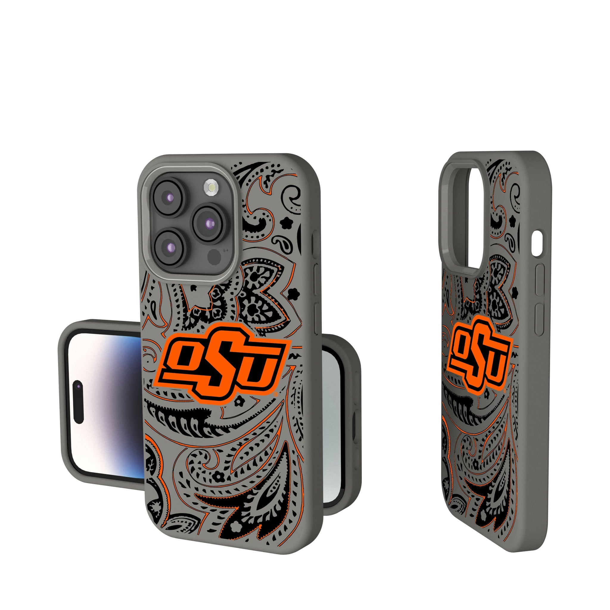 Oklahoma State University Cowboys Paisley Soft Touch Phone Case