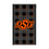 Oklahoma State University Cowboys Plaid 5000mAh Flat Powerbank