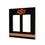 Oklahoma State University Cowboys Stripe Hidden-Screw Light Switch Plate