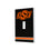 Oklahoma State University Cowboys Stripe Hidden-Screw Light Switch Plate
