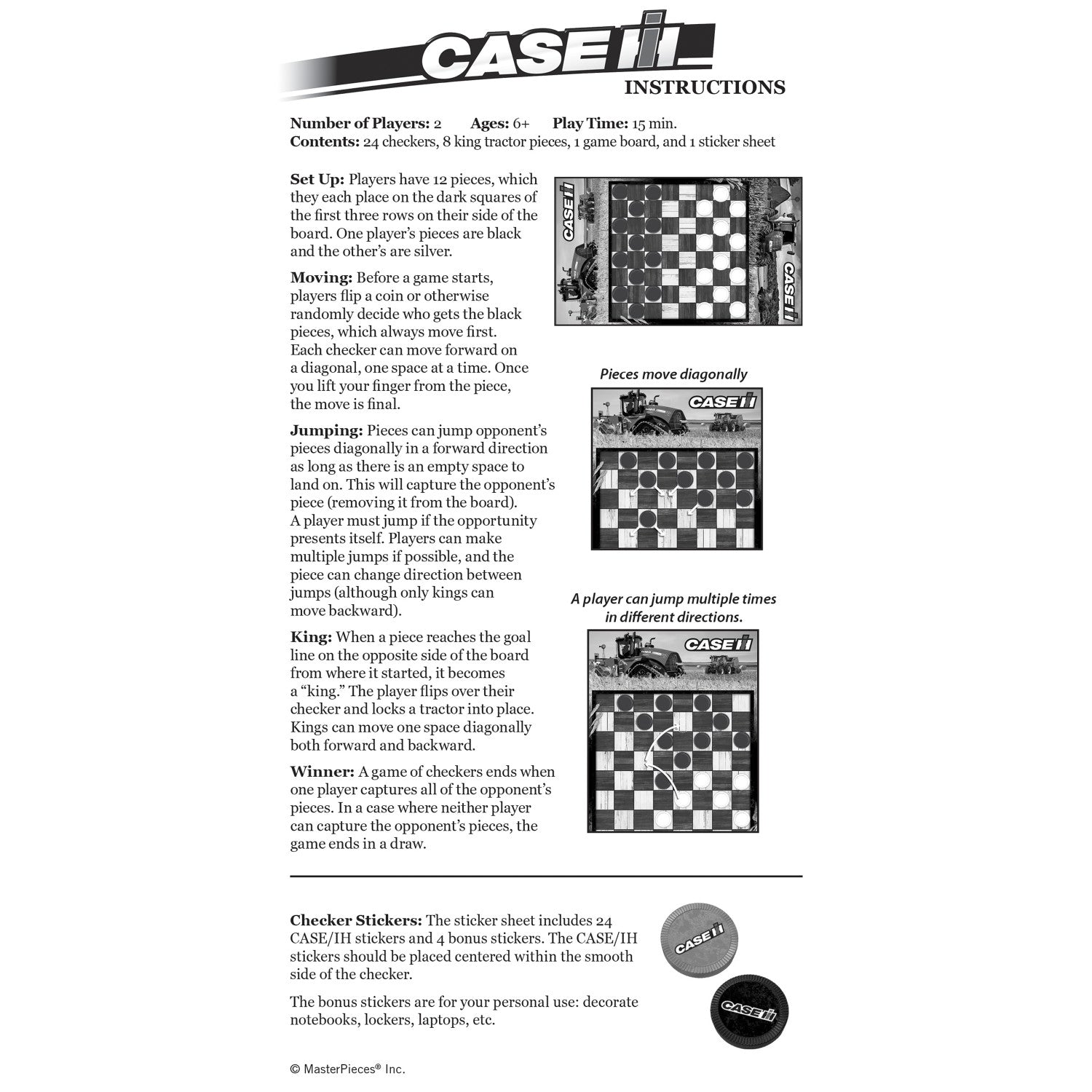 Case IH Checkers - 757 Sports Collectibles