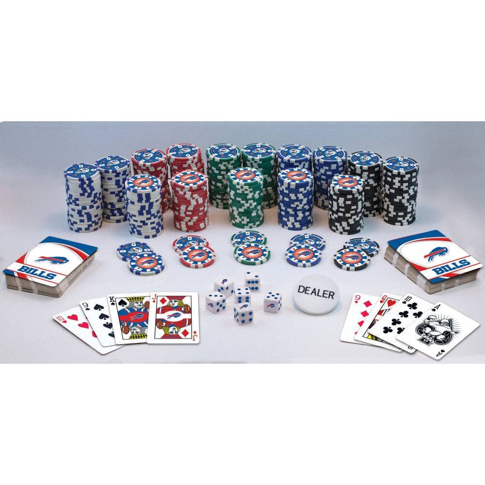 Buffalo Bills 300 Piece Poker Set - Ultimate Fan Edition