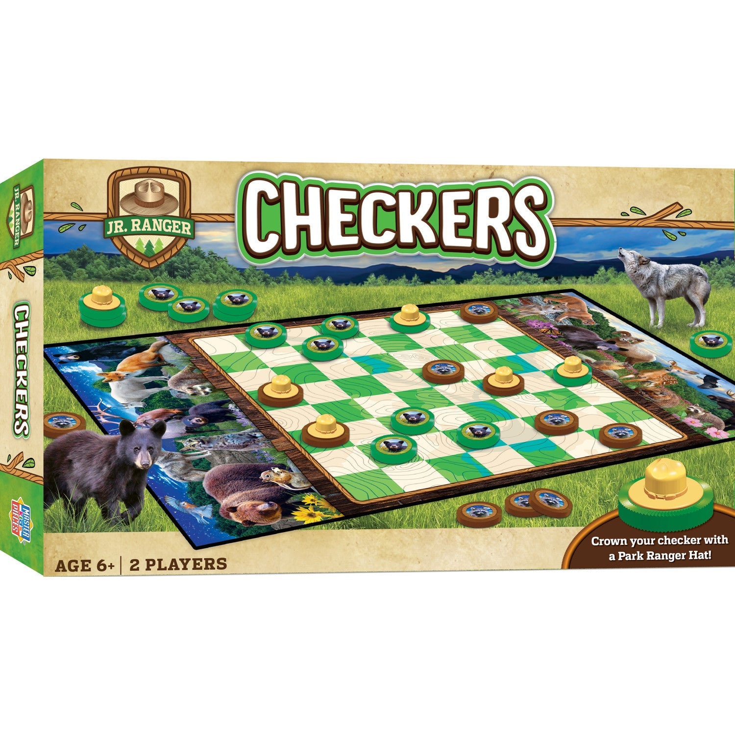 Jr. Ranger Checkers Board Game - 757 Sports Collectibles