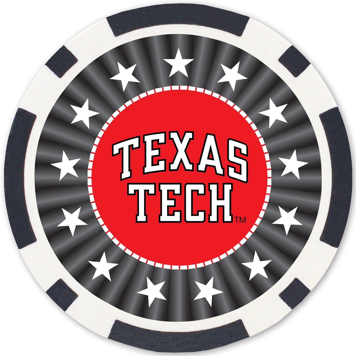 Texas Tech Red Raiders 100-Piece Poker Chip Set - Sports Gifts, Sports Memorabilia, Sports Collectibles, Fan Shop