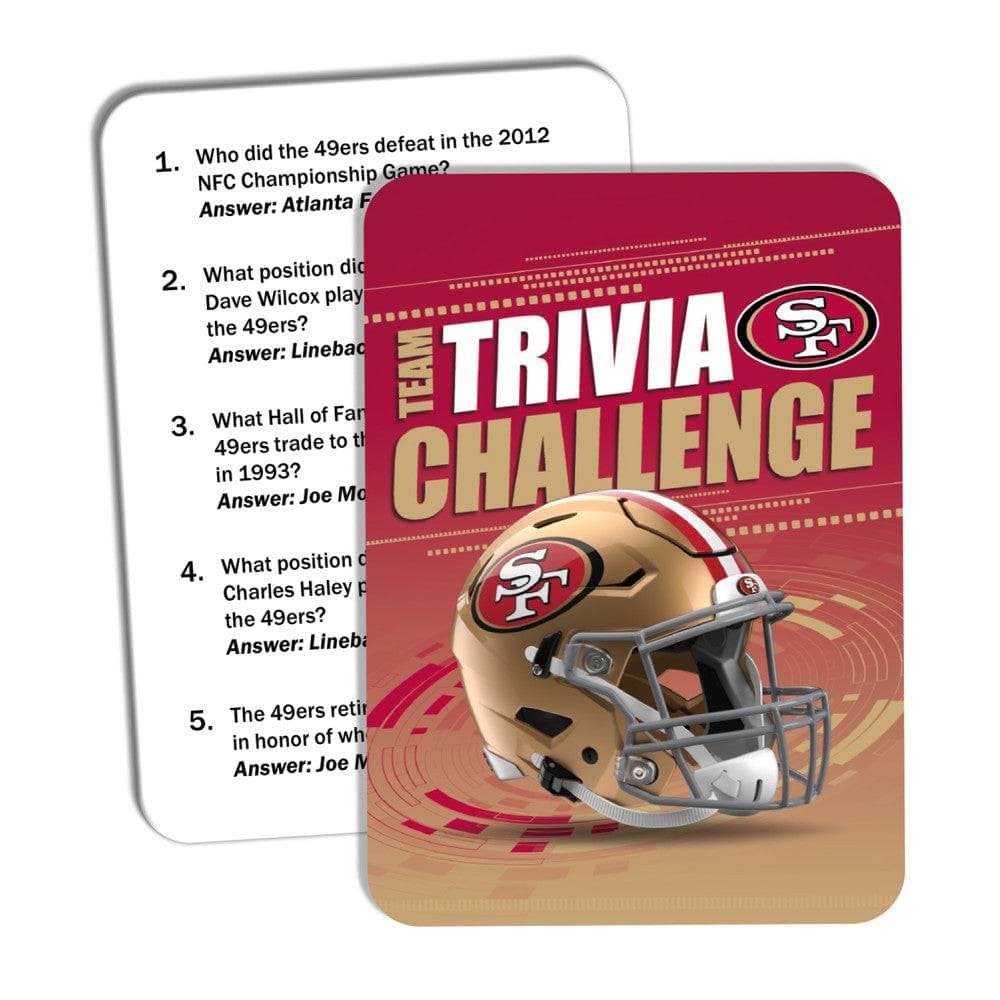 San Francisco 49ers Trivia Challenge: Test Your Knowledge of the Red and Gold! - Sports Gifts, Sports Memorabilia, Sports Collectibles, Fan Shop