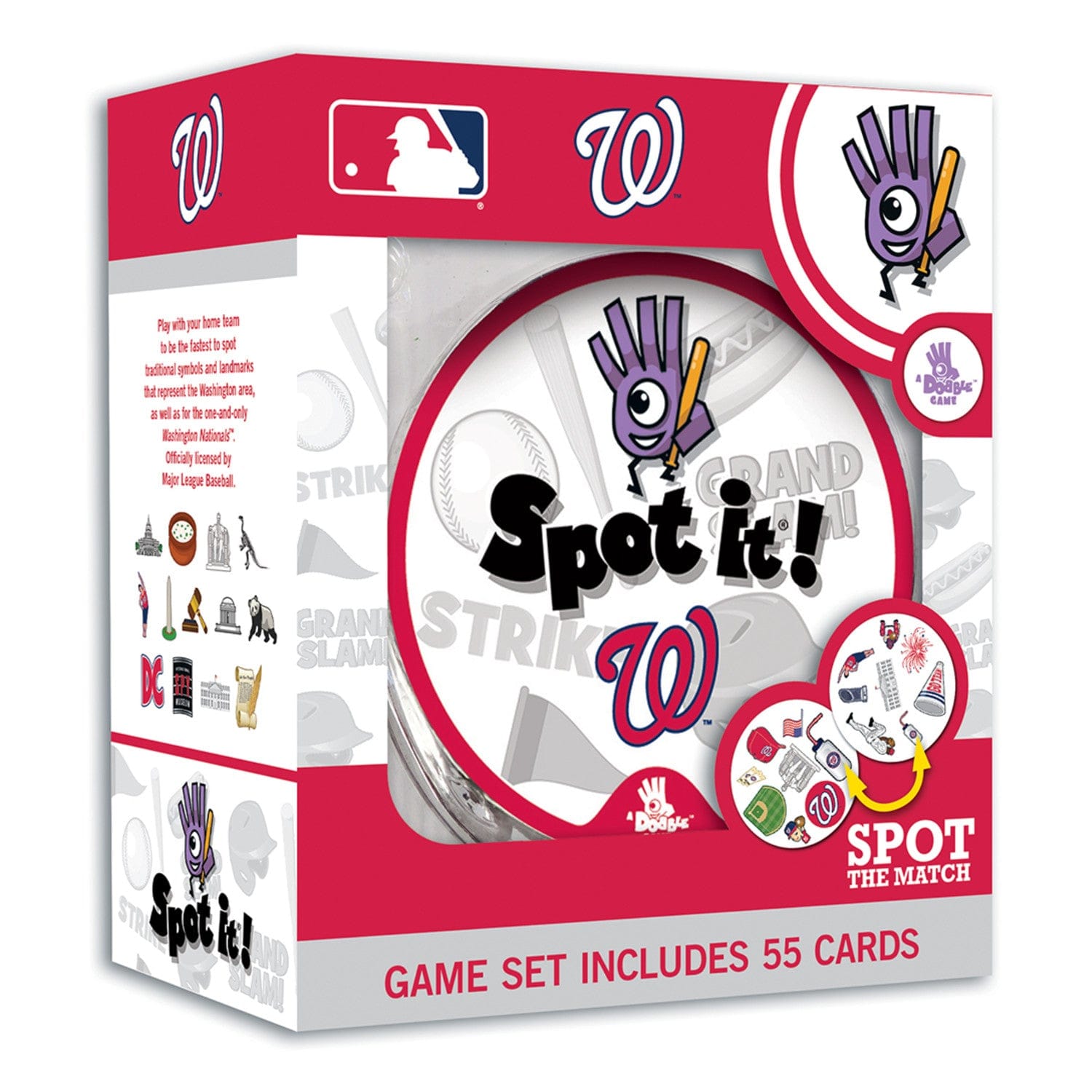 Washington Nationals Spot It! Card Game - Sports Gifts, Sports Memorabilia, Sports Collectibles, Fan Shop