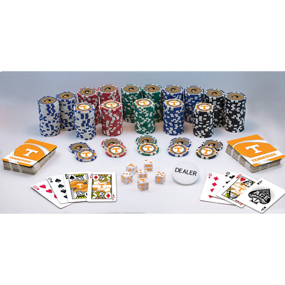 Tennessee Volunteers 300 Piece Poker Set - 757 Sports Collectibles