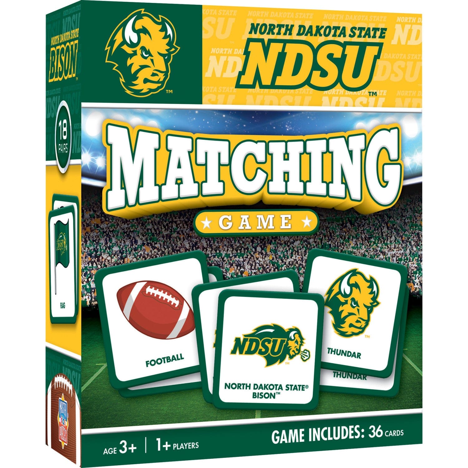 North Dakota State Bison Memory Matching Game - Sports Gifts, Sports Memorabilia, Sports Collectibles, Fan Shop