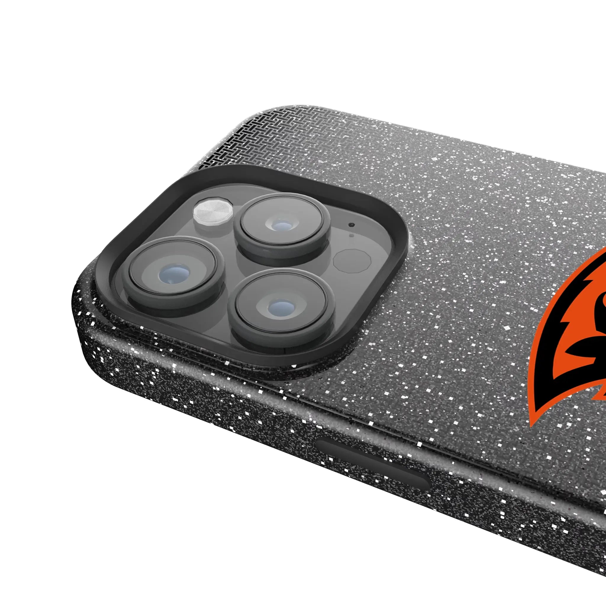 Oregon State University Beavers Linen Bling Phone Case for Apple iPhone
