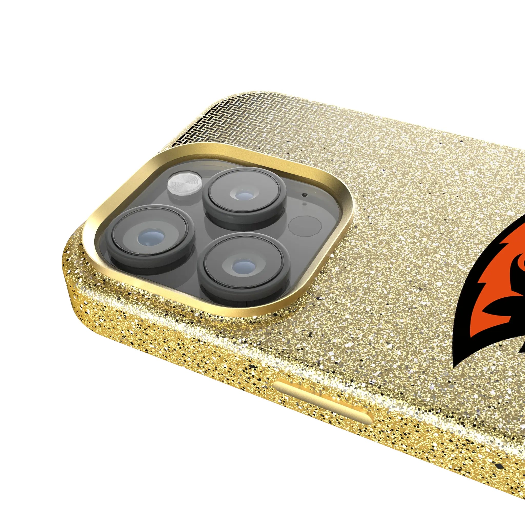 Oregon State University Beavers Linen Bling Phone Case for Apple iPhone