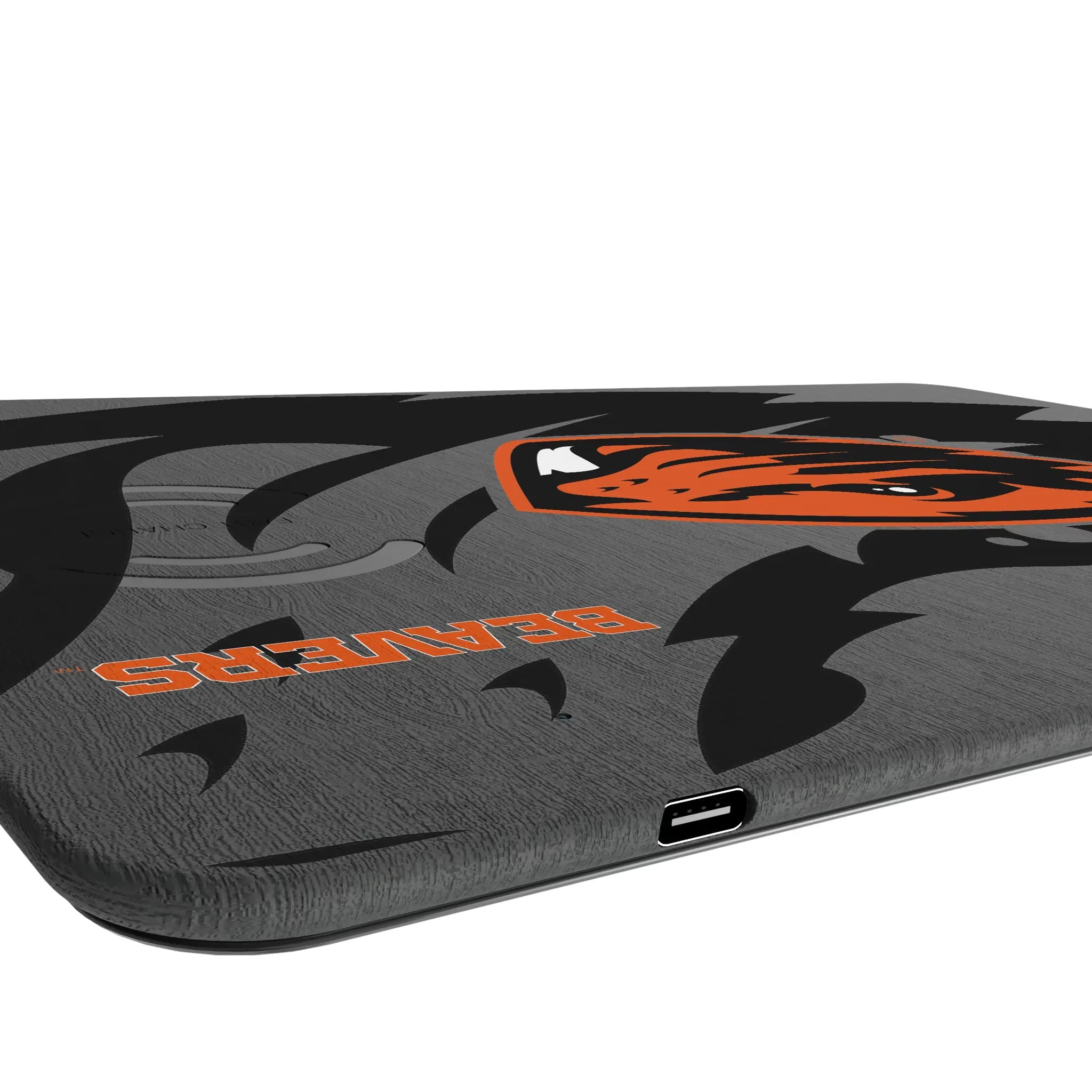 Oregon State University Beavers Monocolor Tilt 15-Watt Wireless Charger and Mouse Pad