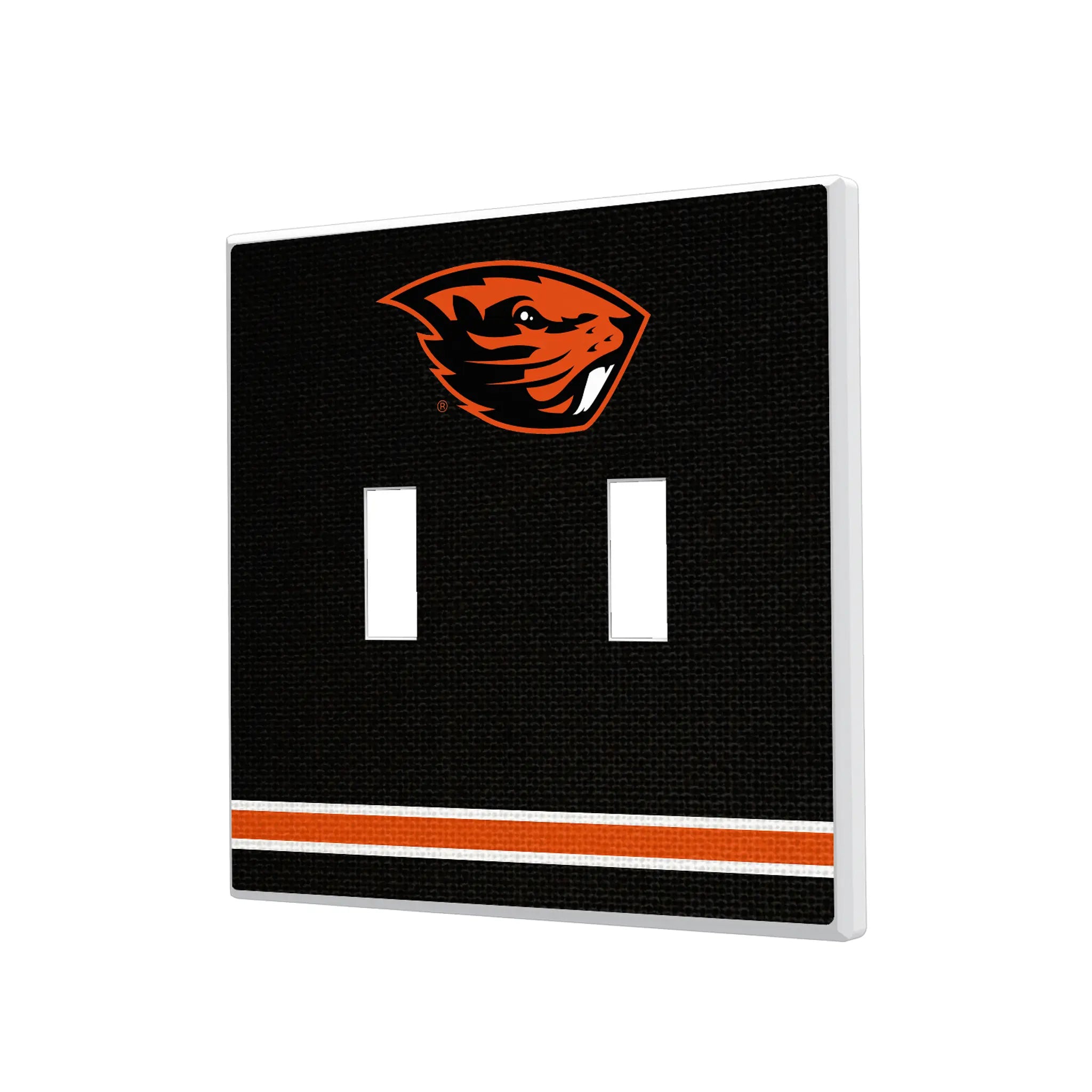 Oregon State University Beavers Stripe Hidden-Screw Light Switch Plate